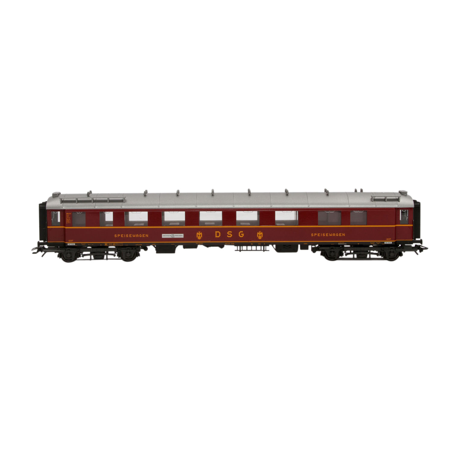 MÄRKLIN Schnellzug-Wagenset „Glückauf“ 42281, Spur H0,Blech-Gehäuse, blau, rot, bestehend aus 3 - Image 5 of 6