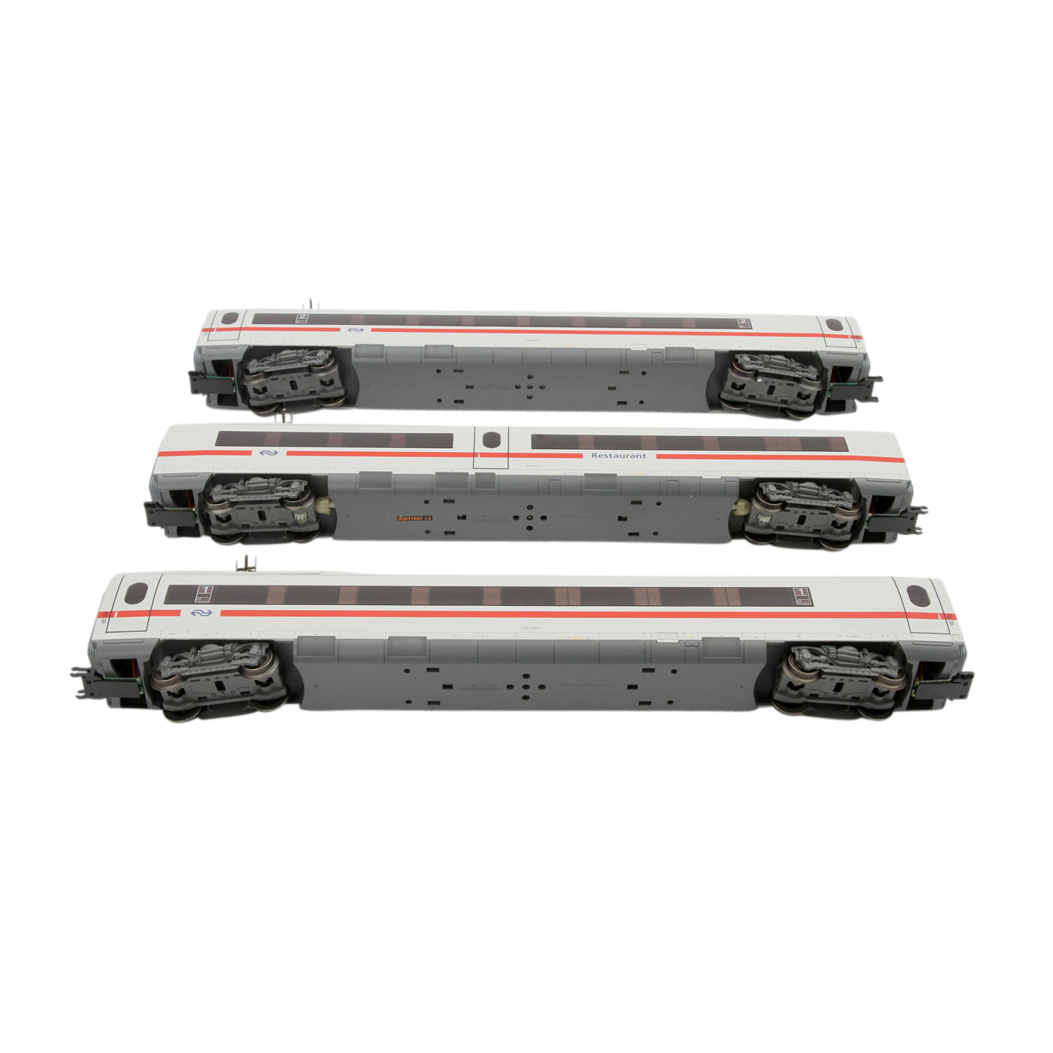 MÄRKLIN ICE 3-Triebwagenzug 37781, digital H0,Kunststoff-Gehäuse, weiß/rot, 5-tlg., bestehend aus - Image 7 of 8