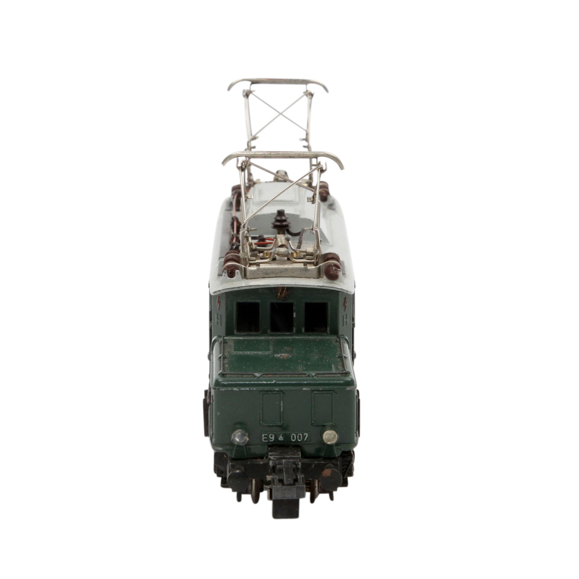 TRIX EXPRESS E-Lok 760, Spur H0,Guss, grün, BN E94007, je 2 Stirnlampen, Pantographen m. 2 Schrauben - Image 5 of 7