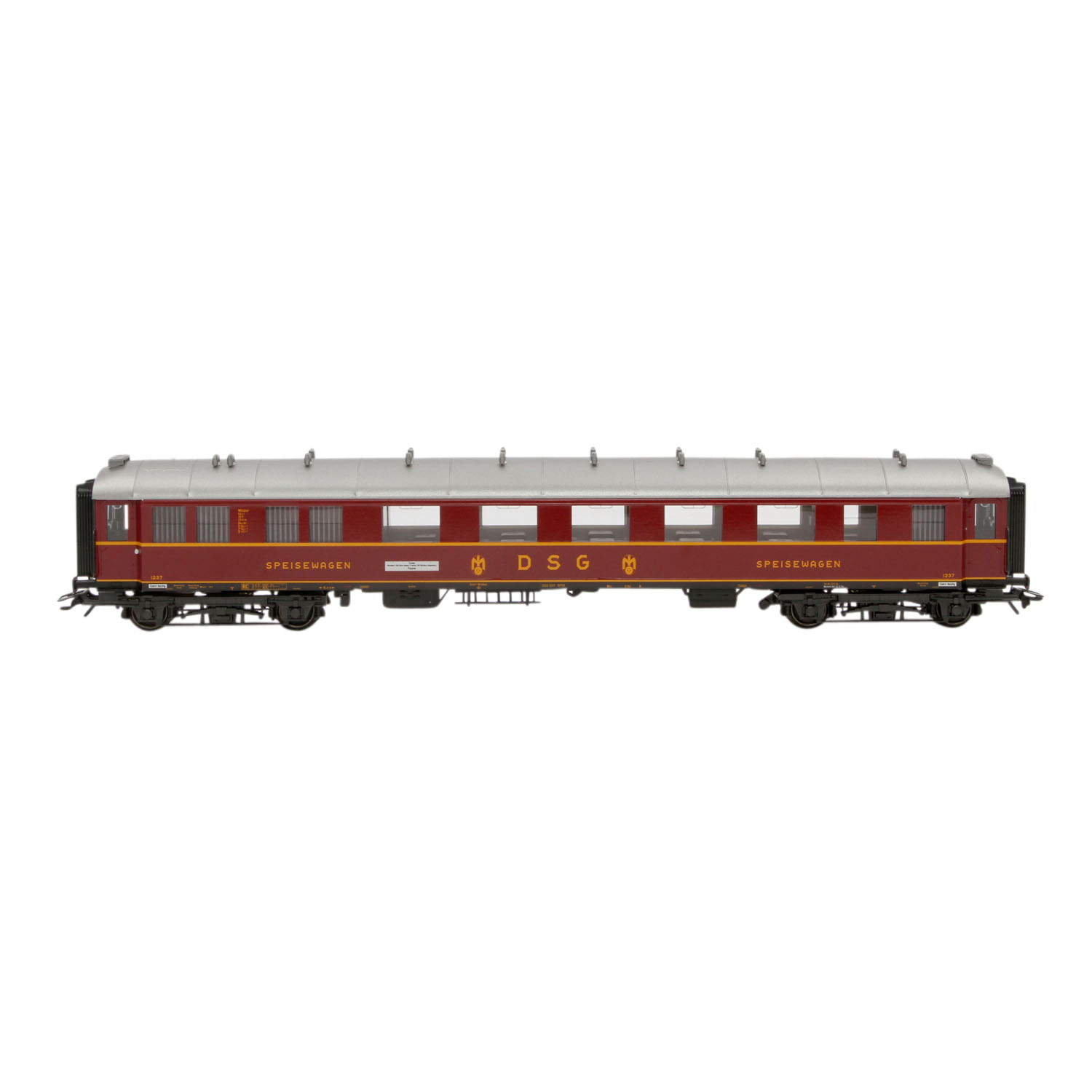 MÄRKLIN Schnellzug-Wagenset „Glückauf“ 42281, Spur H0,Blech-Gehäuse, blau, rot, bestehend aus 3 - Image 4 of 6
