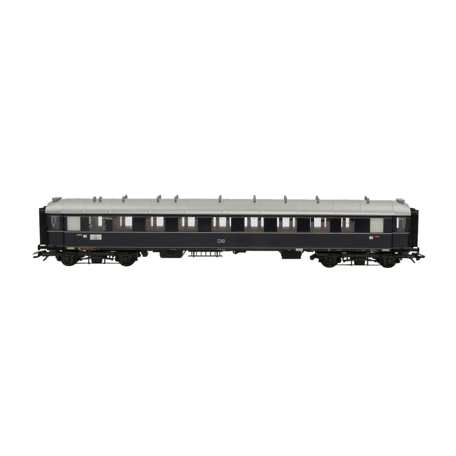 MÄRKLIN Schnellzug-Wagenset „Glückauf“ 42281, Spur H0,Blech-Gehäuse, blau, rot, bestehend aus 3 - Image 3 of 6