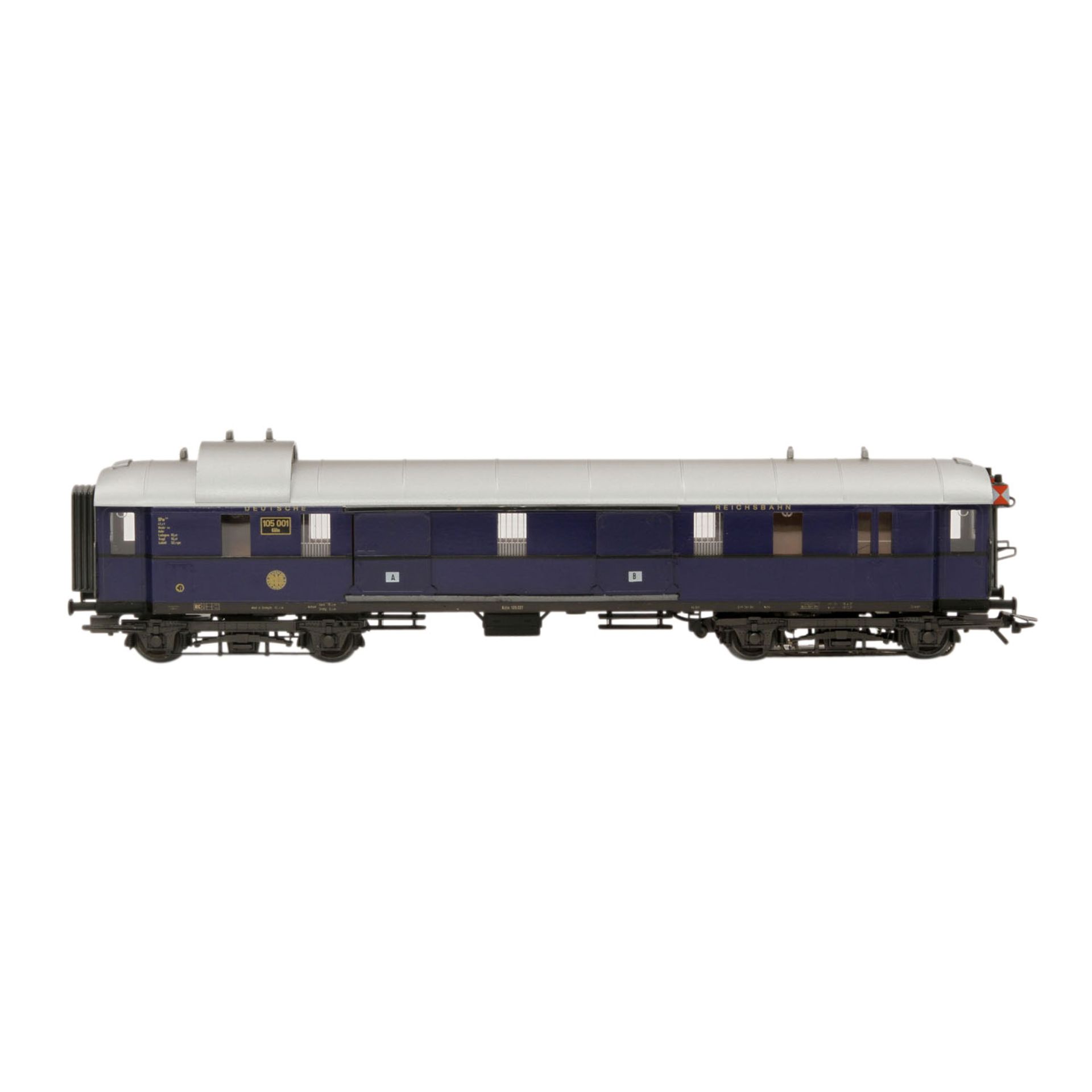 MÄRKLIN Wagenset "Rheingold" 4228, Spur H0,Blech-Gehäuse, beige/blau, bestehend aus 5 - Image 5 of 10