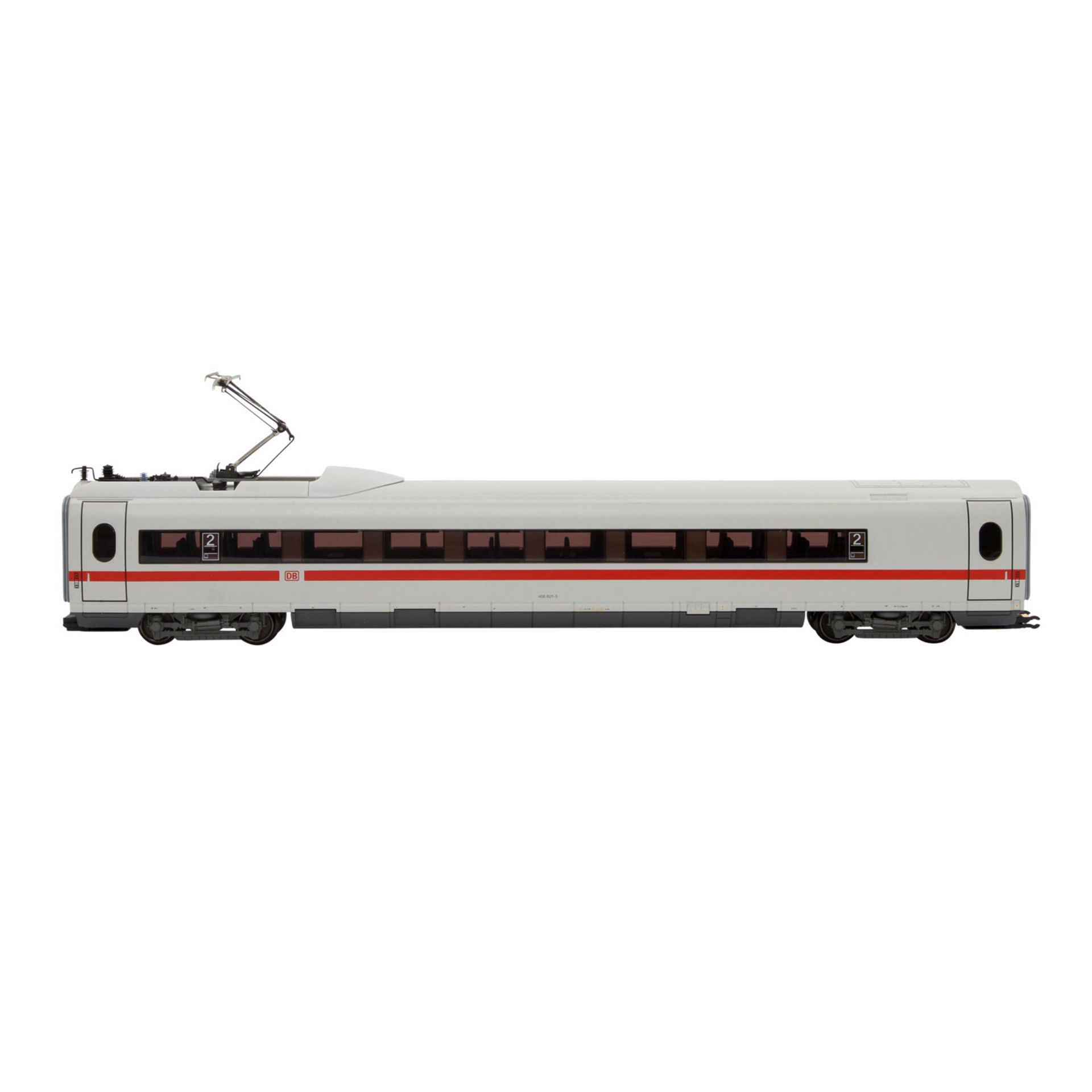 MÄRKLIN zwei Ergänzungswagen zu ICE 3, Spur H0,bestehend aus Mittelwagen 43707 u. 43727. Im - Image 5 of 6