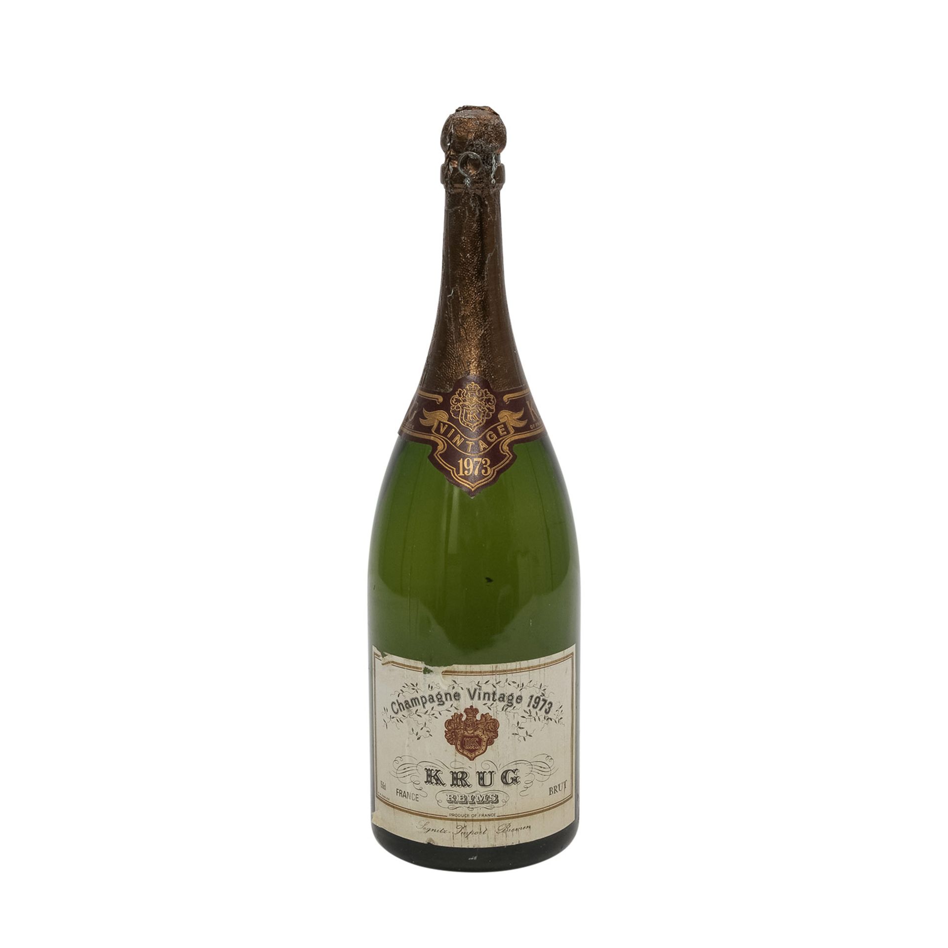 KRUG Champagne Brut, Magnumflasche, Vintage 1973Reims, Frankreich, Rebsorte: Champagne Blend, 12,