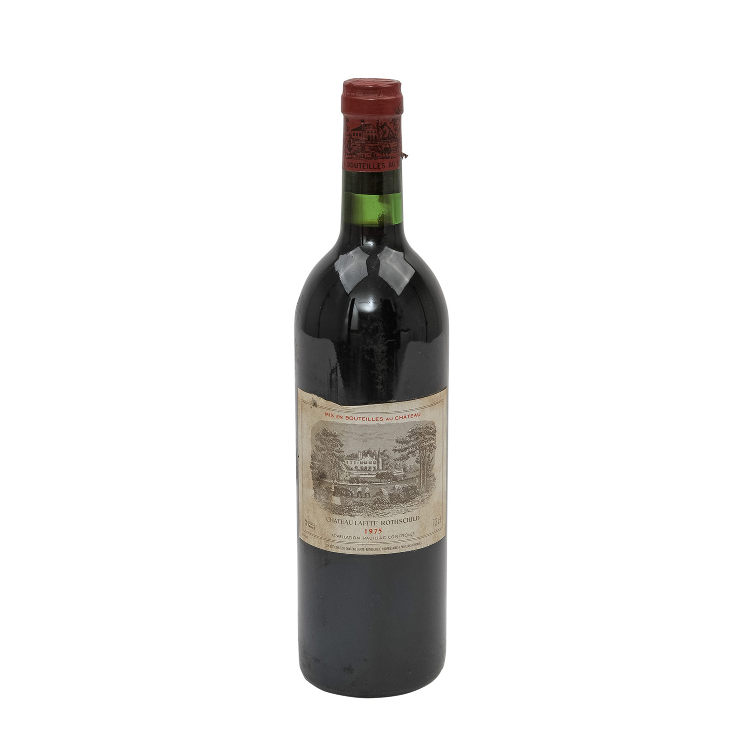 CHÂTEAU LAFITE ROTHSCHILD Pauillac, 1975Bordeaux, Frankreich, Rebsorte: Bordeaux, 12-13% Vol., 750