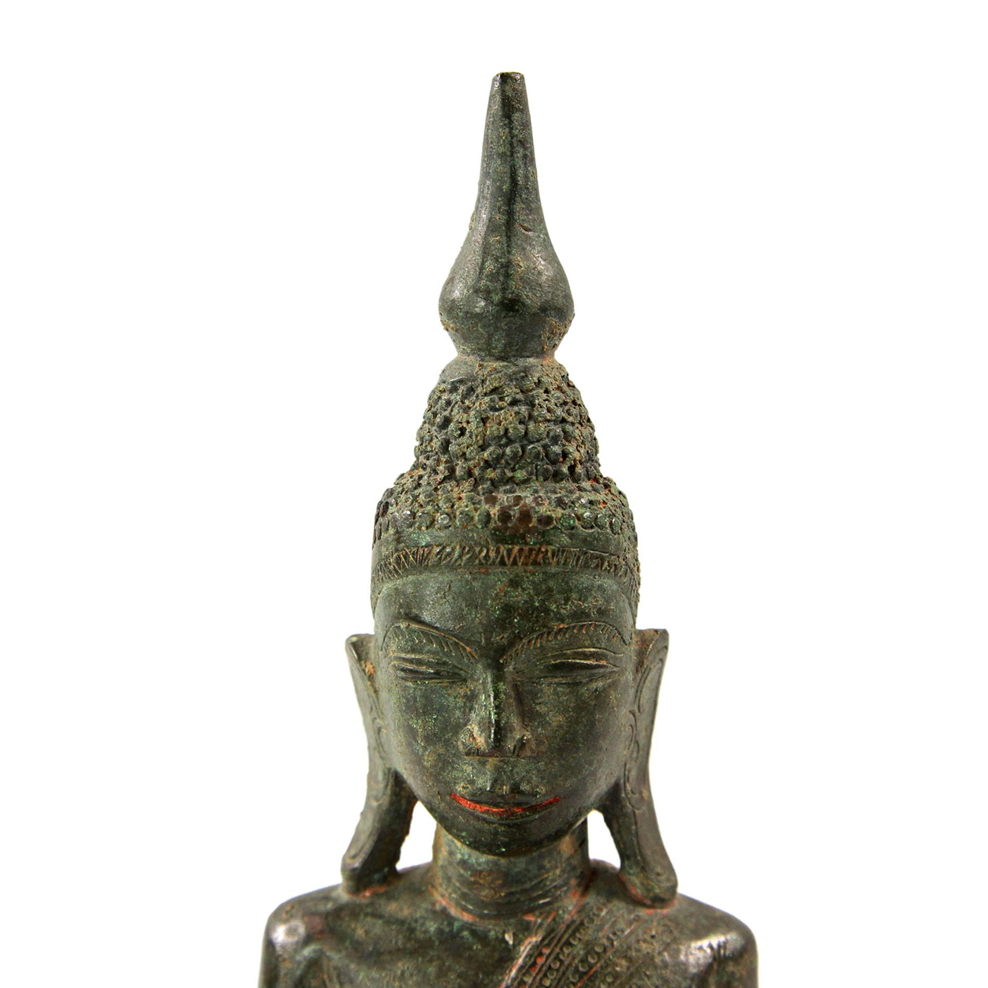 Bronze des Buddha Shakyamuni. THAILAND, wohl 19. Jh.H 22,5 cm. - Image 2 of 7