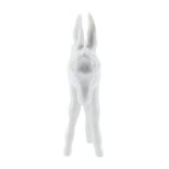 MEISSEN kleiner Esel, 20. Jh..Weißporzellan, kleiner stehender Esel, Entwurf von Willi Münch-Khe,