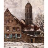 KOLBE, ERNST (Marienwerder 1876-1945 Rathenow), "Bamberg im Winter",wohl der Alte Turm am Rande