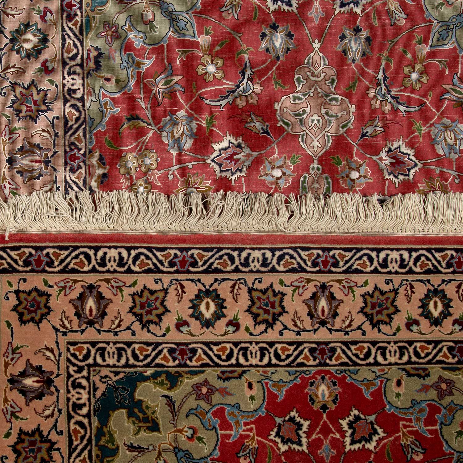 Orientteppich. PERSIEN, 20. Jh., ca. 144x100 cm.Ein zentrales Sternmedaillon und entsprechende - Image 3 of 4