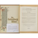 PRACHTBIBEL DES ALTEN UND NEUEN TESTAMENTES; DIE GUTENBERG BIBEL1991, Vollständige Ausgabe nach