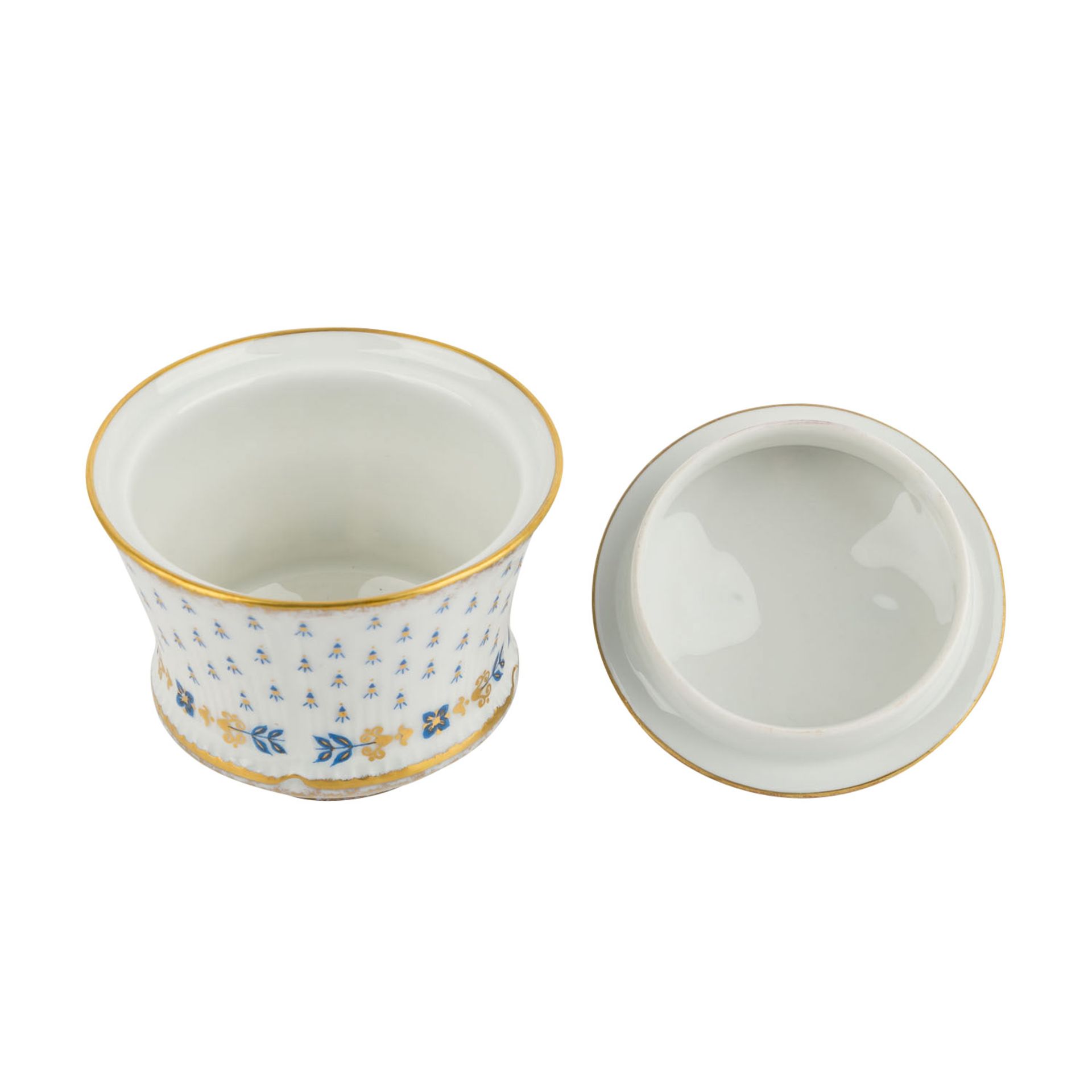 ROYAL LIMOGES Mokkaservice f. 6 Personen 'Anjou', 20. Jh..6 Mokkatassen/U-Tassen, 1 Mokkakanne, 1 - Image 4 of 7