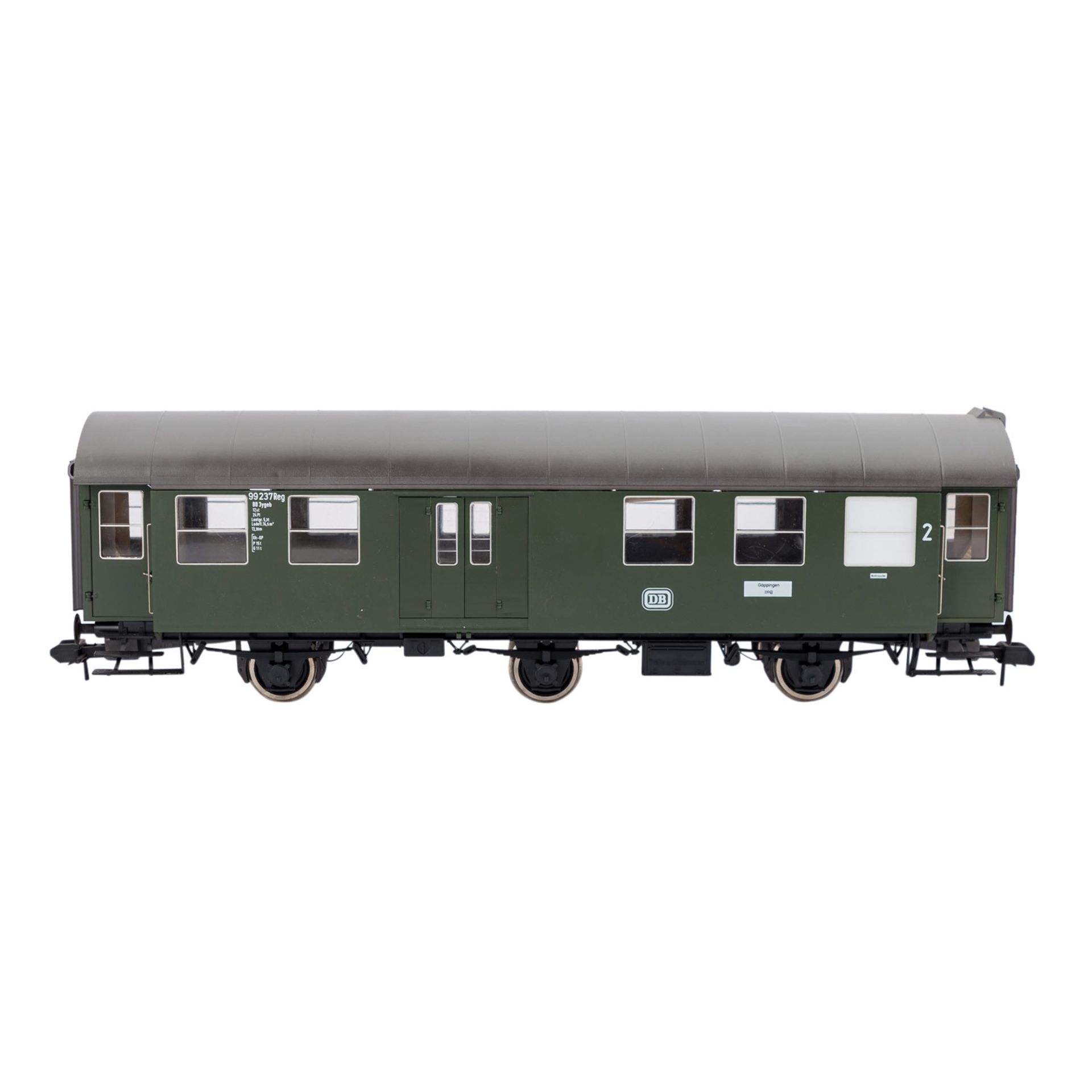 MÄRKLIN Konvolut von zwei Personenwagen, Spur 1,grün, bestehend aus 5811 u. 5821, - Bild 3 aus 3