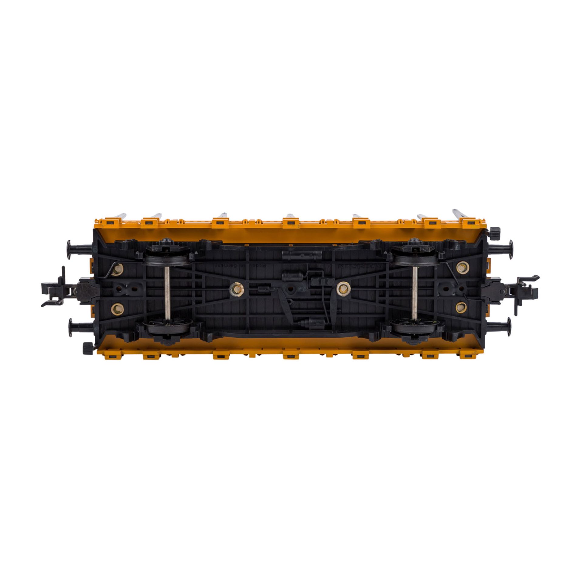 MÄRKLIN Konvolut von drei Güterwagen, Spur 1,bestehend aus 5851 off. Güterwg. u. 2x 5853 Rungenwg. - Bild 5 aus 7