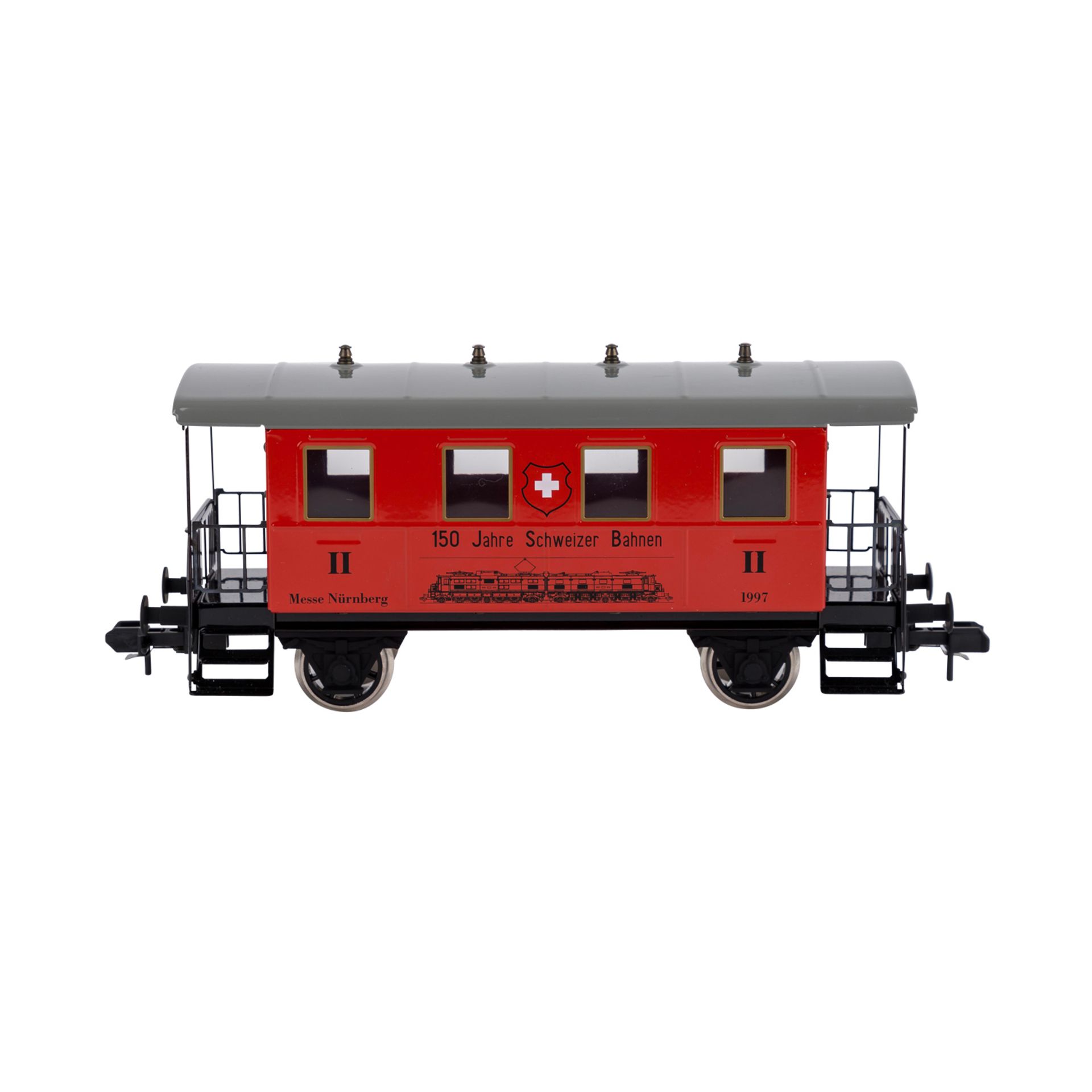 MÄRKLIN-MAXI Konvolut von drei Personenwagen, Spur 1,Metall, bestehend aus 54701, 54703 u. 54705. Im - Bild 3 aus 4