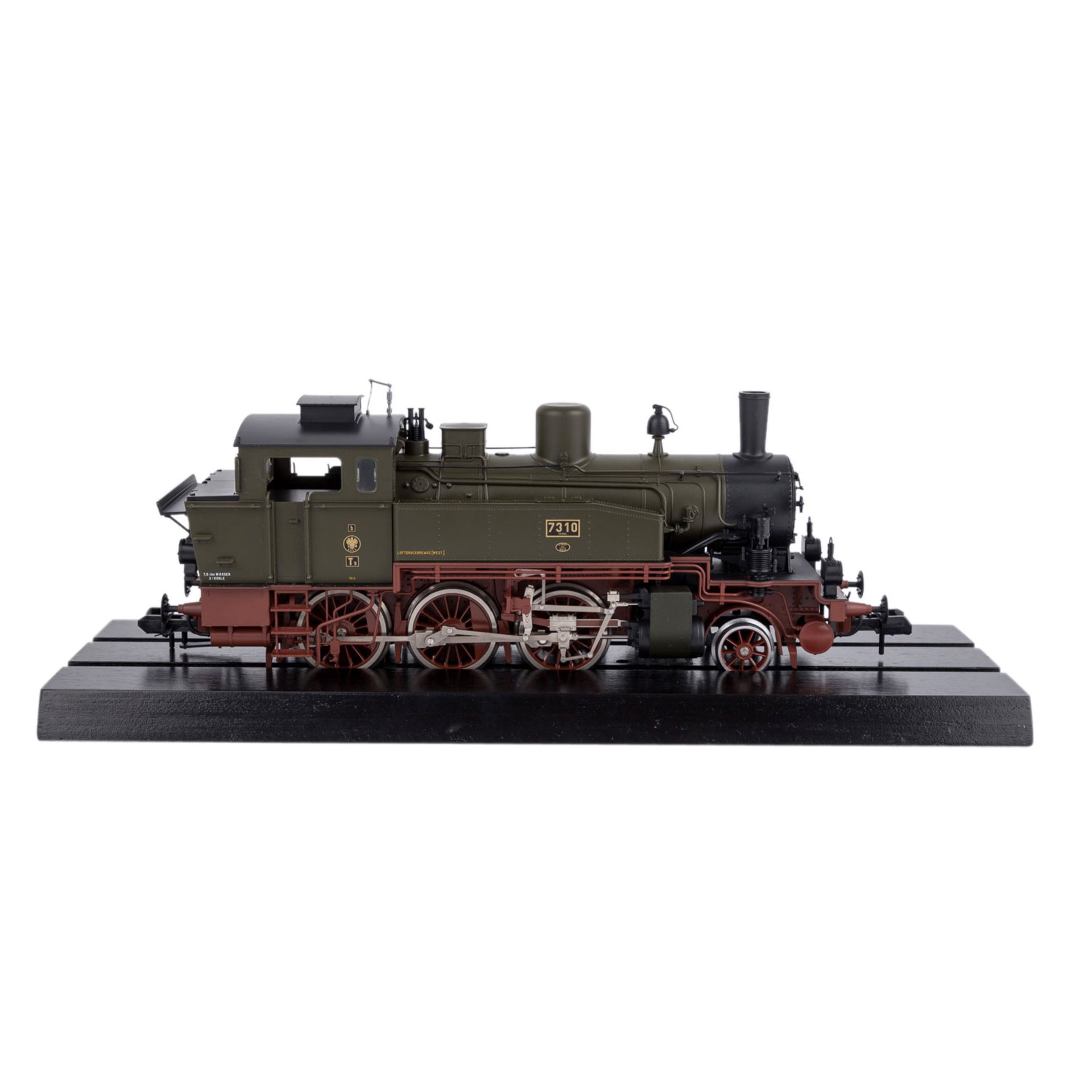 MÄRKLIN Preußische Tenderlok 55910, Spur 1,Metall, dunkelgrün, BR T9.3 der KPEV, BN 7310, auf - Bild 2 aus 4