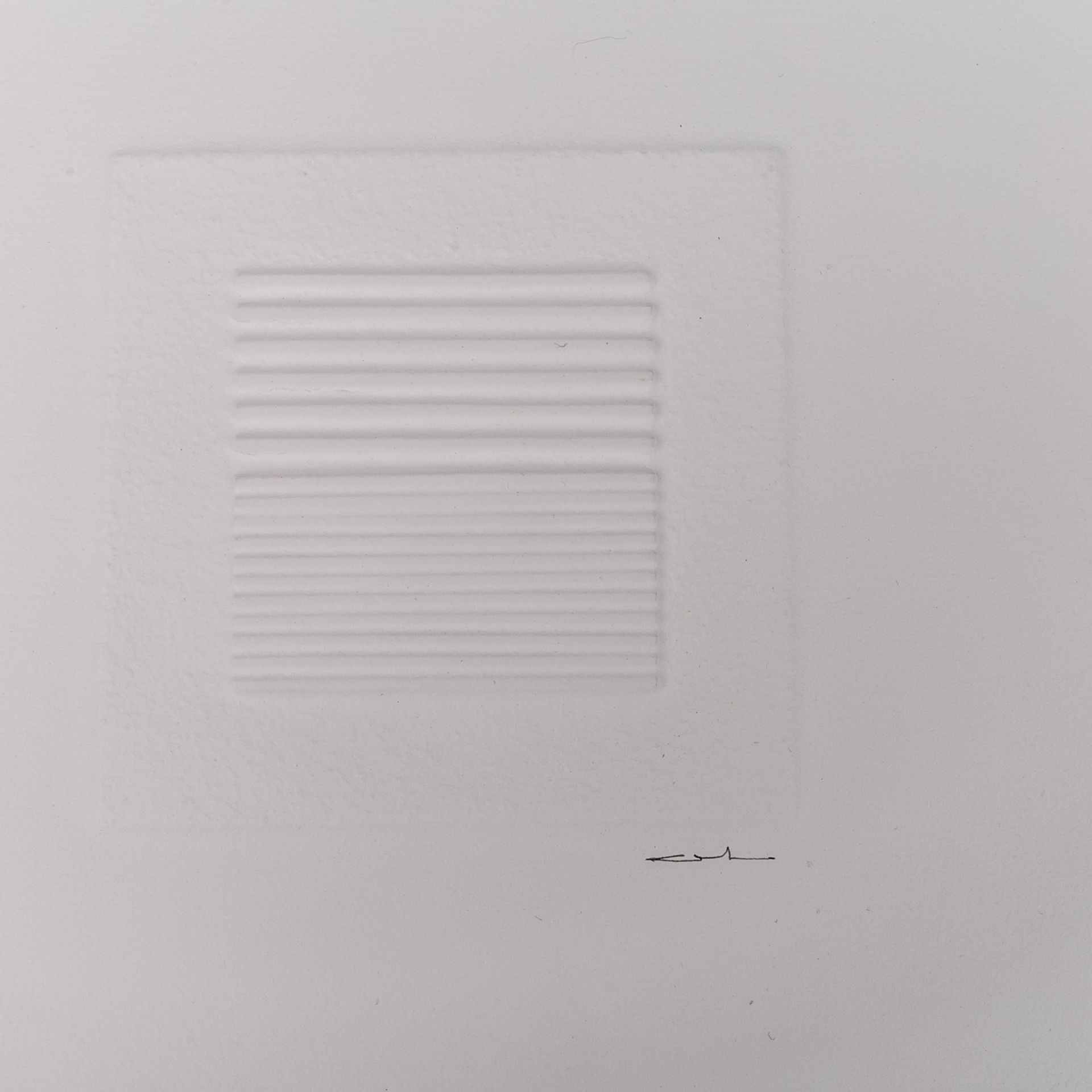 OPP-ART-KÜNSTLER 20. Jh., wohl Zero-Gruppe, 6 Prägedrucke "Geometrische Komposition",3 - Image 2 of 4