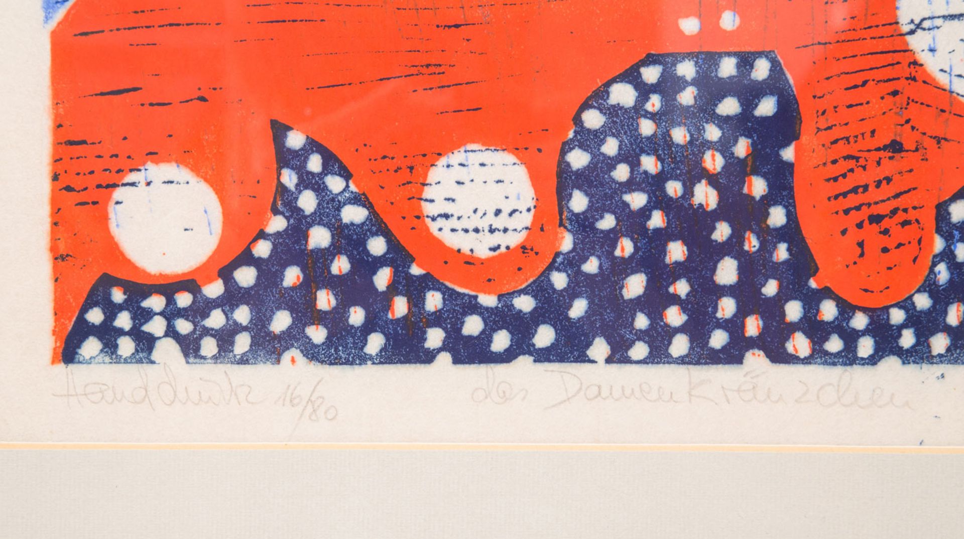 SCHRÖDER, HEDWIG (Künstlerin der 20. Jh.), "Das Damenkränzchen",Farblinolschnitt/Japanpapier, am - Bild 4 aus 5