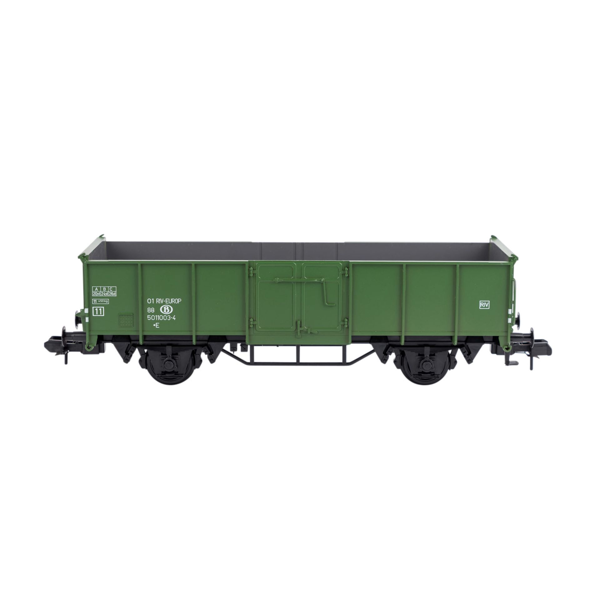 MÄRKLIN Konvolut von vier Güterwagen, Spur 1,bestehend aus 5851 Hochbordwg., 5868 BP-Kesselwg., 5870 - Bild 5 aus 5