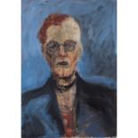 CHRISTMANN, OLIVER (geb. 1960 Heilbronn), "Phillip", 1984,Portrait eines Pankers am Arnulf-Klett-