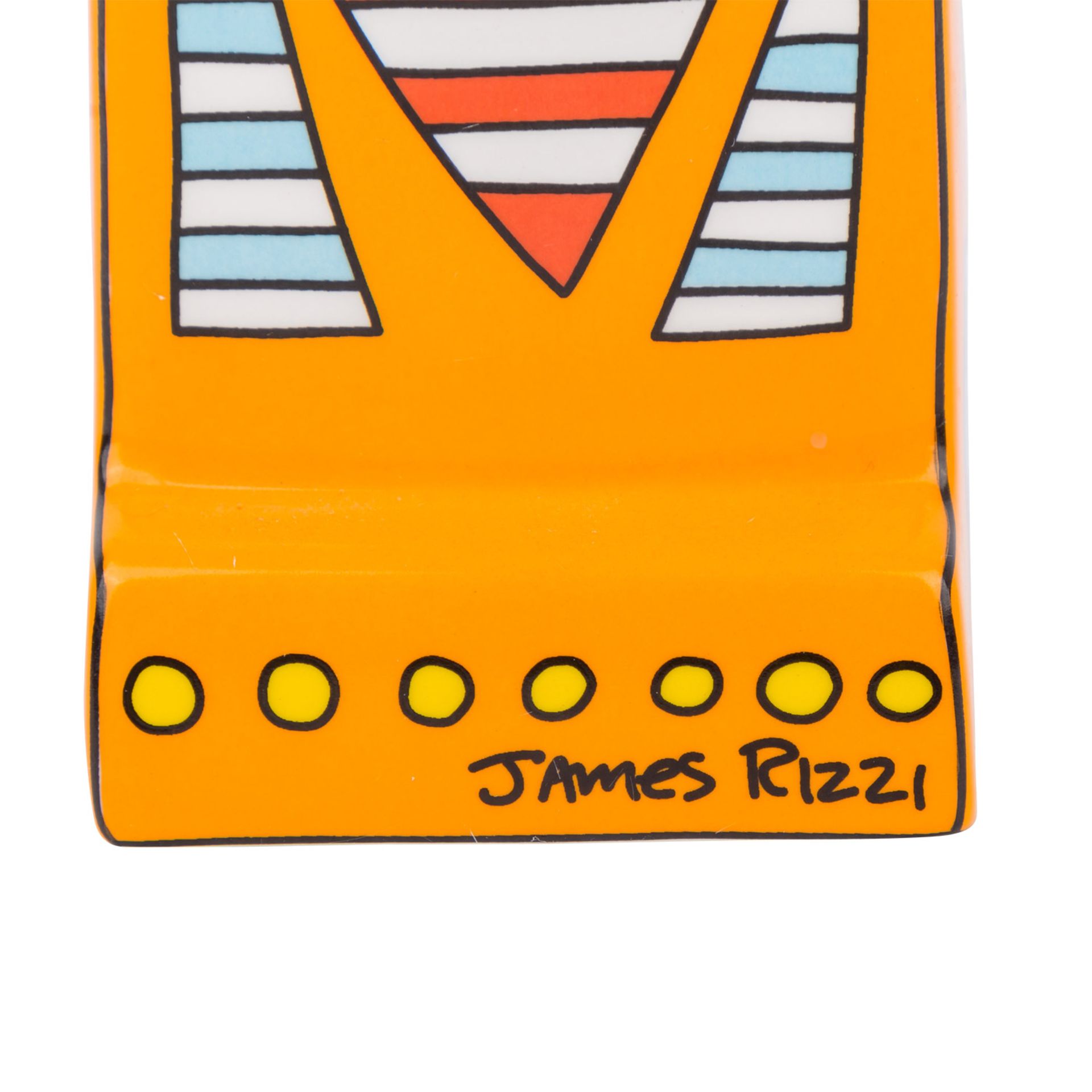 JAMES RIZZI für GOEBEL Tischuhr "A Great Time in My City", 20. Jh.Entwurf von James Rizzi (New - Image 6 of 8