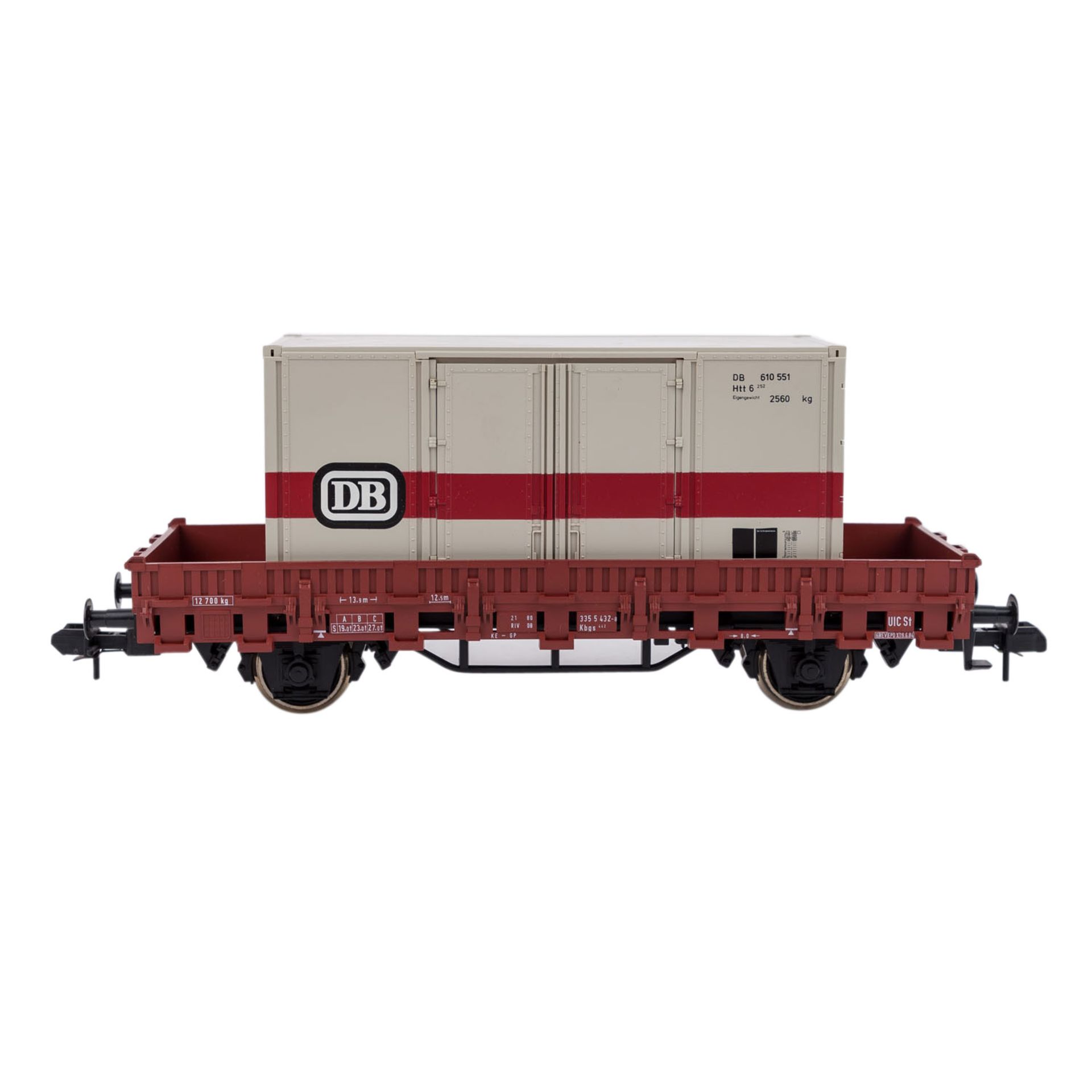 MÄRKLIN Konvolut von drei Güterwagen, Spur 1,bestehend aus 5876 Autotransportwg., 48458 Rungenwg. - Bild 6 aus 7