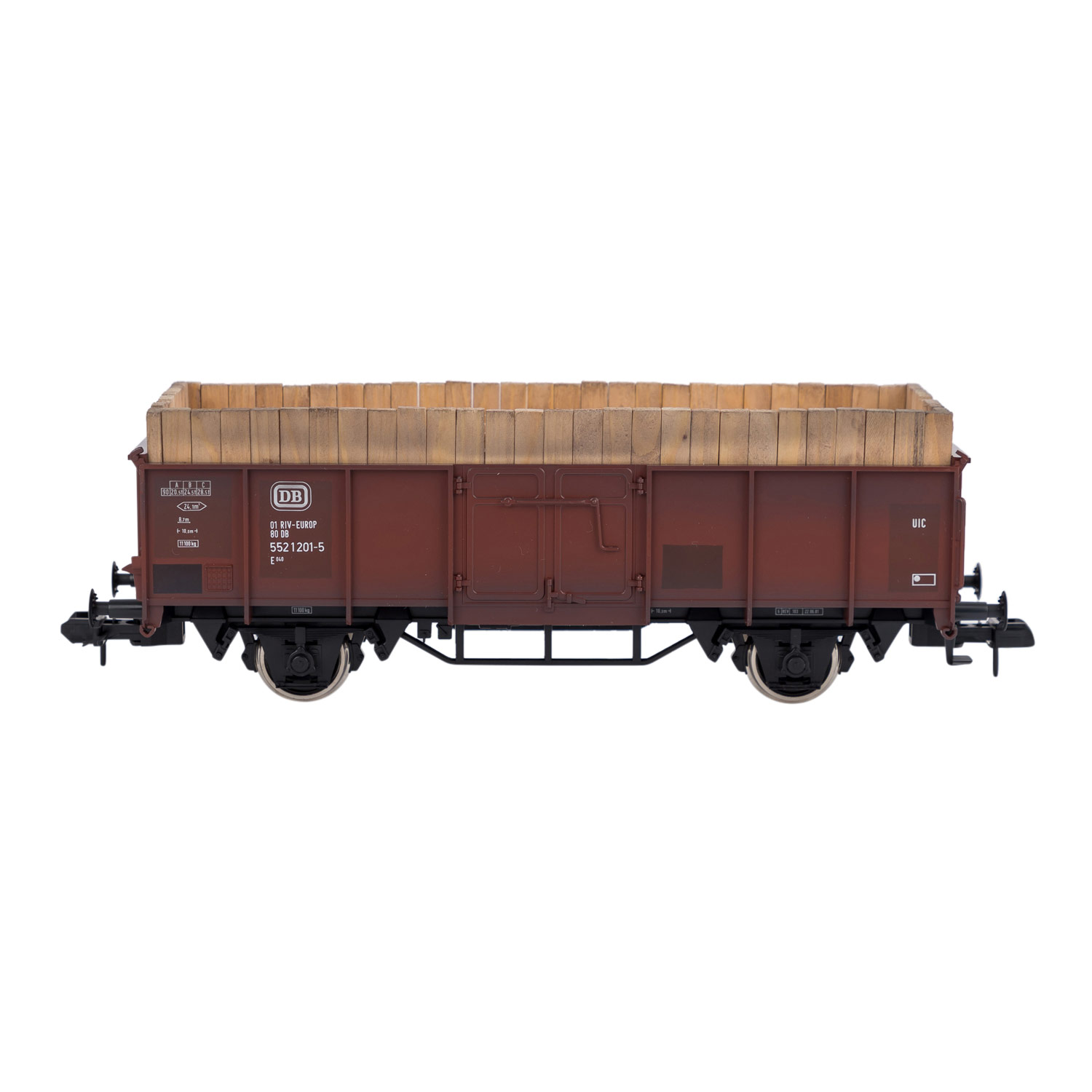 MÄRKLIN Konvolut von drei Wagen, Spur 1,bestehend aus 58202 off. Güterwg. m. Holzbeladung, 58203 - Image 4 of 4