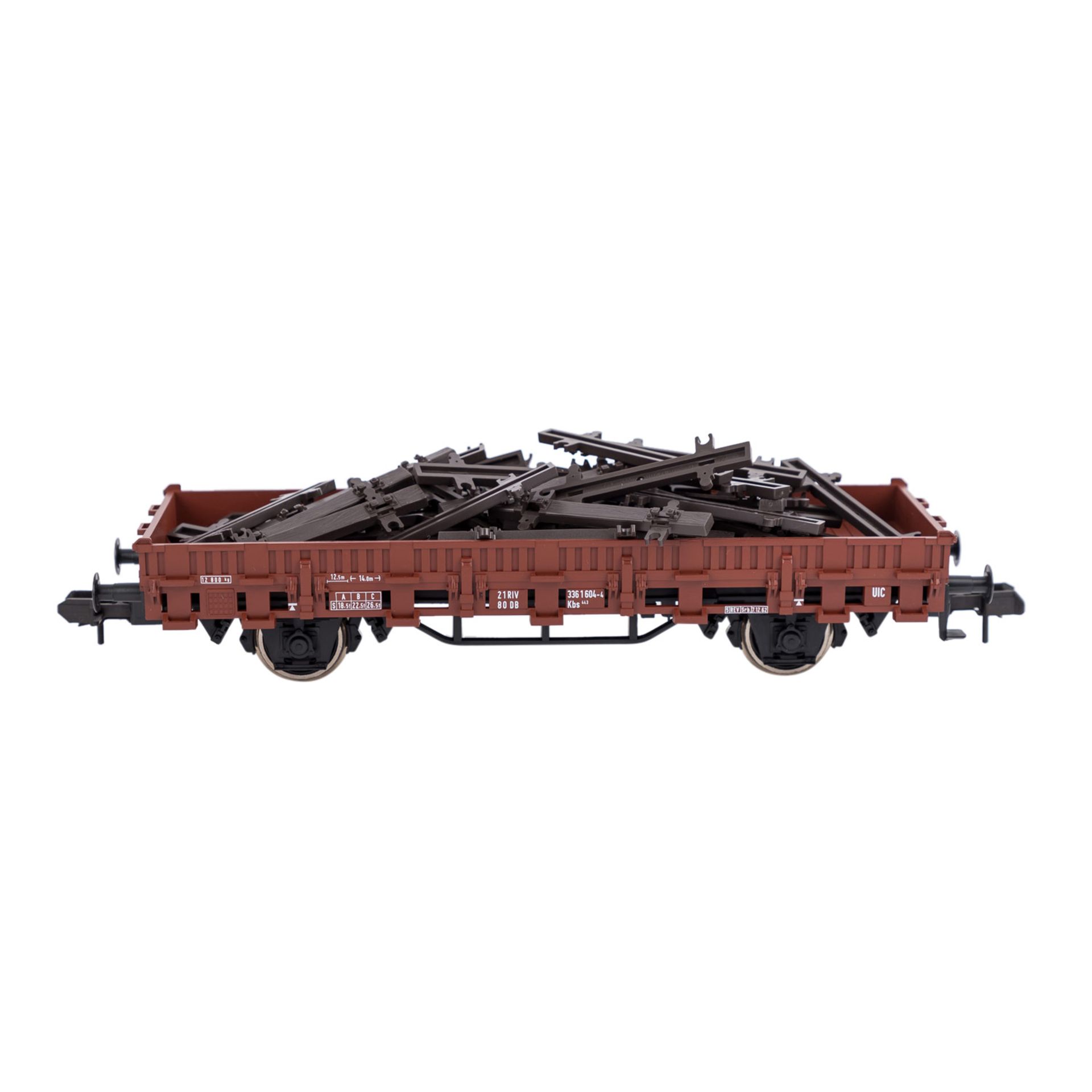 MÄRKLIN Konvolut von vier Güterwagen, Spur 1,bestehend aus 5851 Hochbordwg., 5868 BP-Kesselwg., 5870 - Bild 2 aus 5