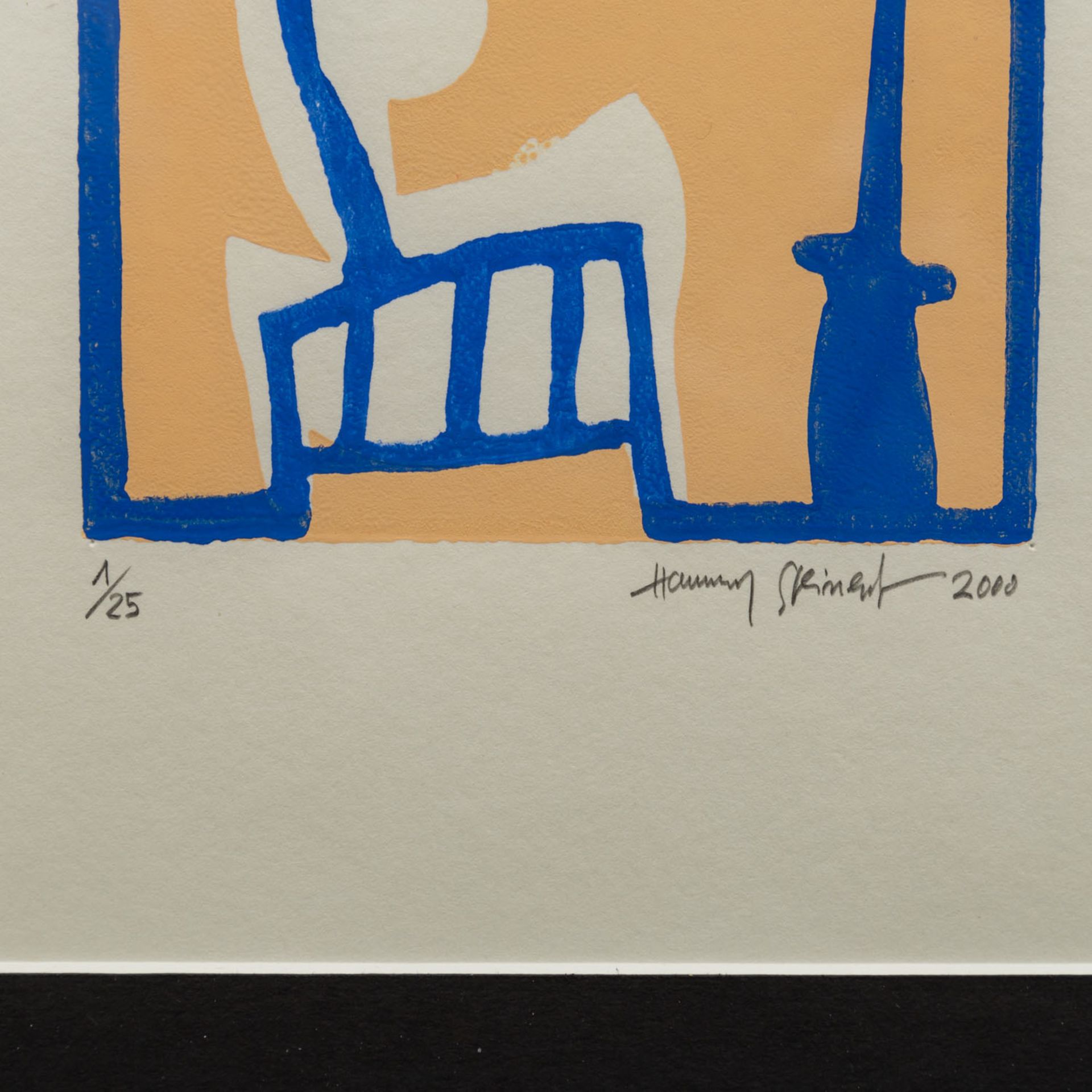 STEINERT, HANNES (geb. 1954), 3 Figürliche Kompositionen,je Farbsiebdruck/Papier, je mit Bleistift - Bild 3 aus 7