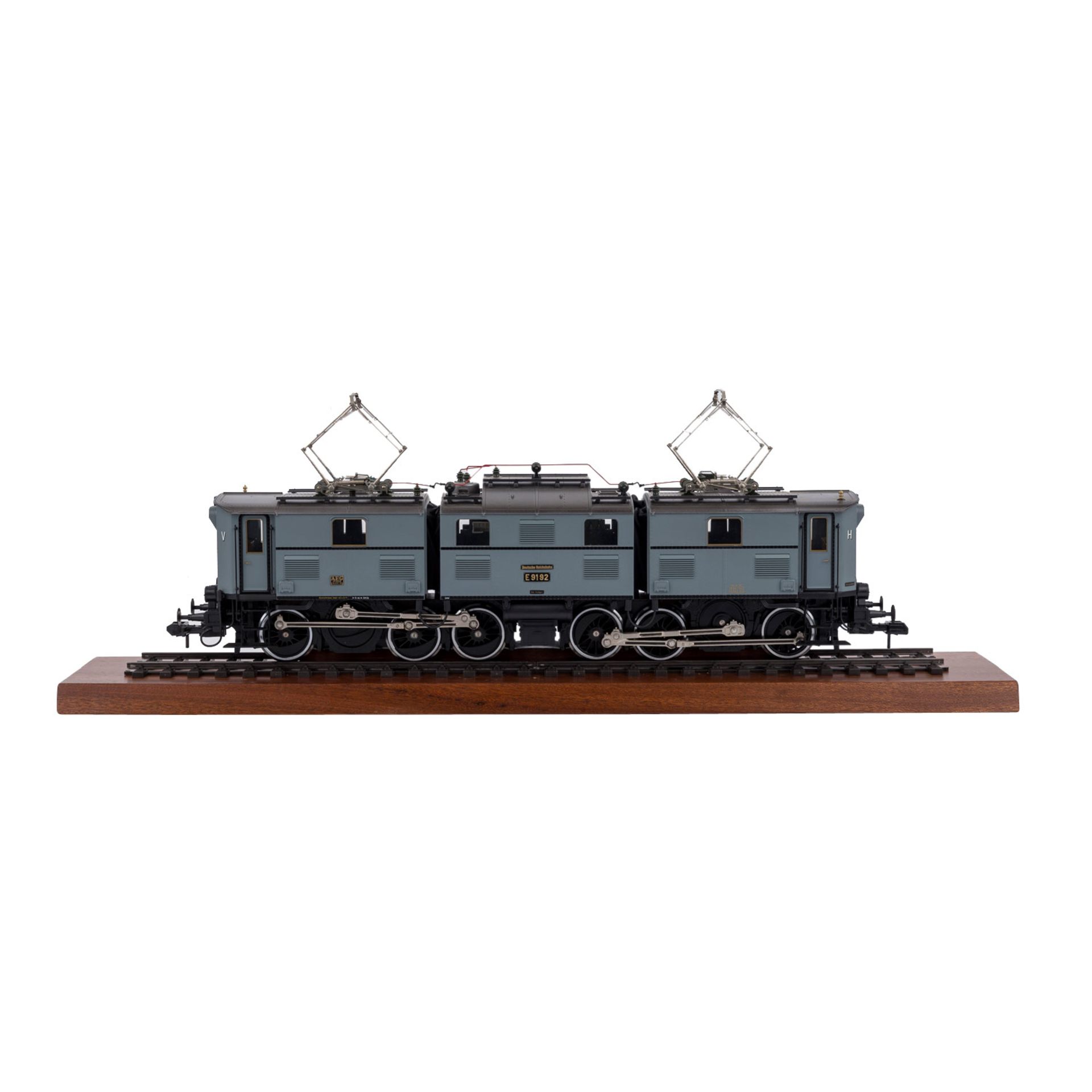 MÄRKLIN E-Lok 5718, Spur 1,graues Metallgehäuse, BR E 91 der DRG, BN E 9192, auf - Bild 2 aus 5