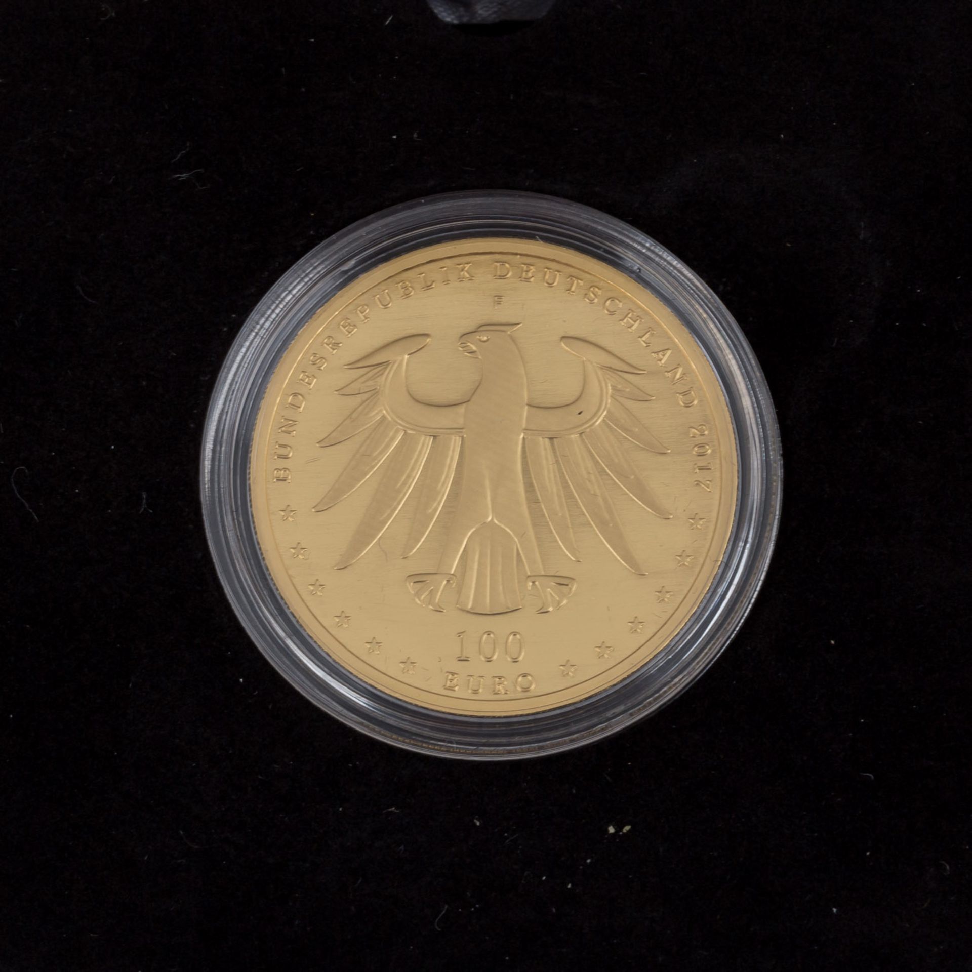 BRD/GOLD - 5 x 100 Euro Goldmünzen, bestehend aus2010 D Würzburg, 2011 J Wartburg, 2014 G Kloster - Bild 3 aus 6