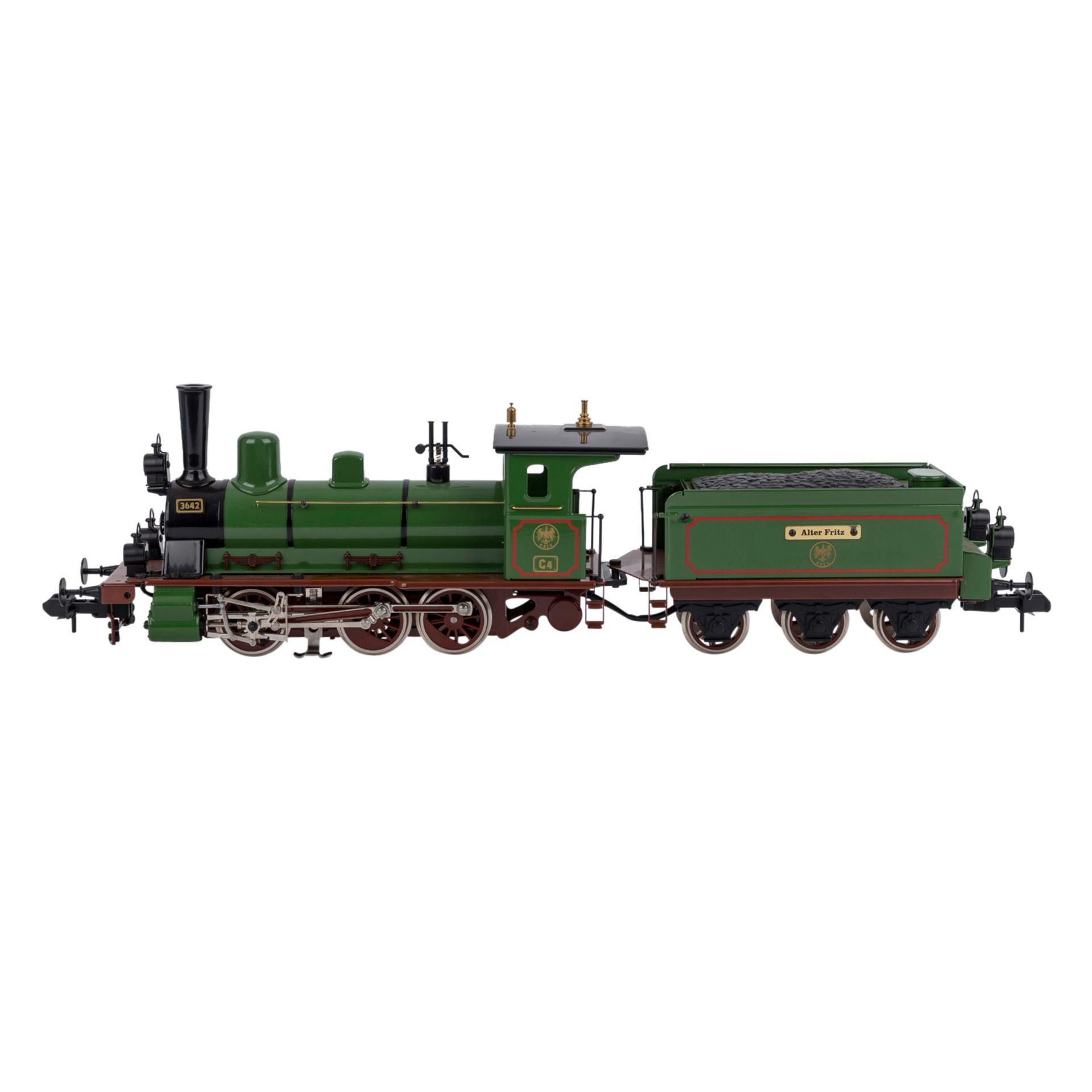 MÄRKLIN-MAXI Preußische Schlepptenderlok "Alter Fritz" 54522, Spur 1,Metall, grün/schwarz, G4, KPEV, - Bild 2 aus 6