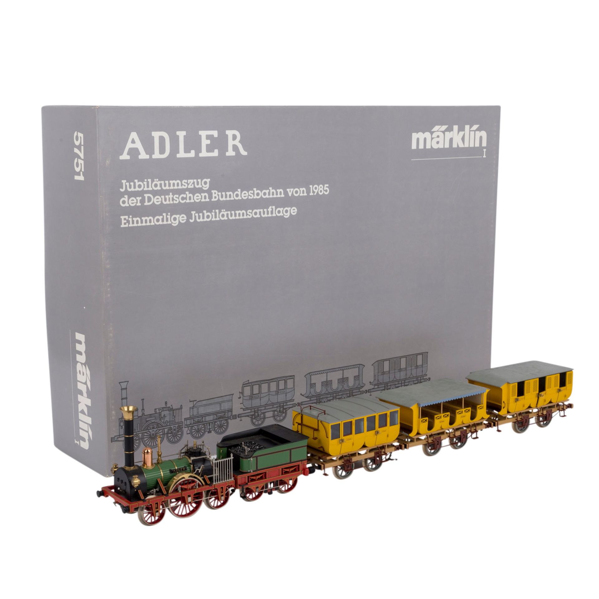 MÄRKLIN „Adler“ 5751, Spur 1, 1985,einmalige Aufl. zum Jubiläum „150 Jahre Deutsche Eisenbahnen“,