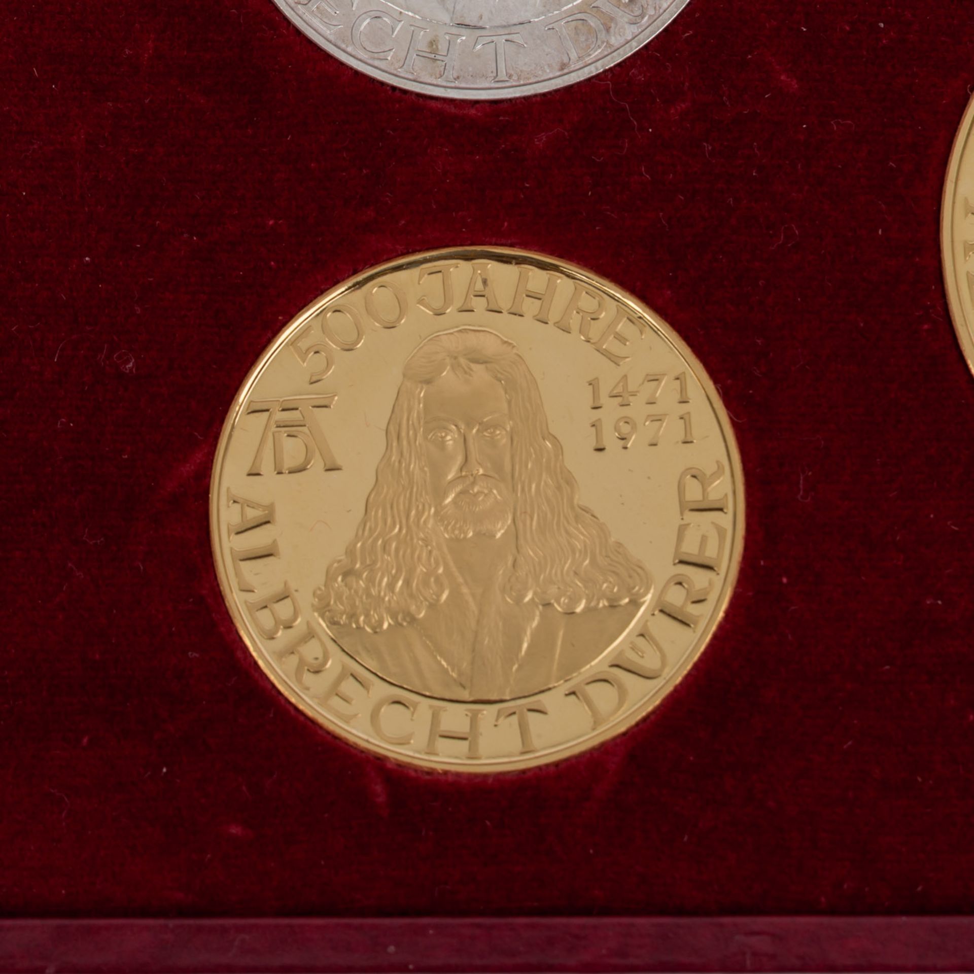 GOLDLOT mit Silber, Albrecht Dürer Medaillen Set, 1971Gedenkmedaillen 'Albrecht Dürer Jahr - 500 - Bild 5 aus 5
