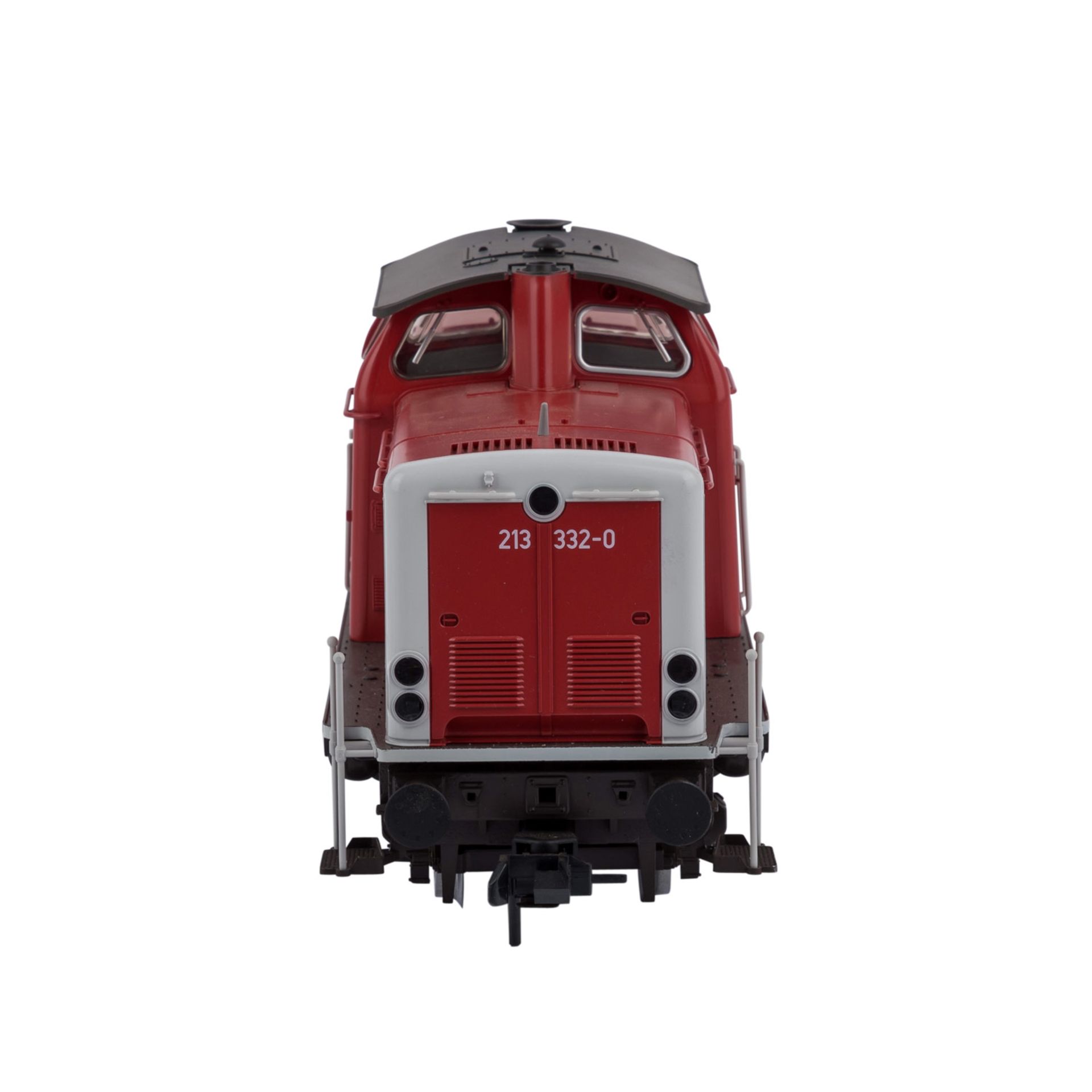 MÄRKLIN Diesellok 55722, Spur 1,hellrot, BR 213 der DB, BN 213 332-0, m. Präsentationssockel. Im - Bild 6 aus 8