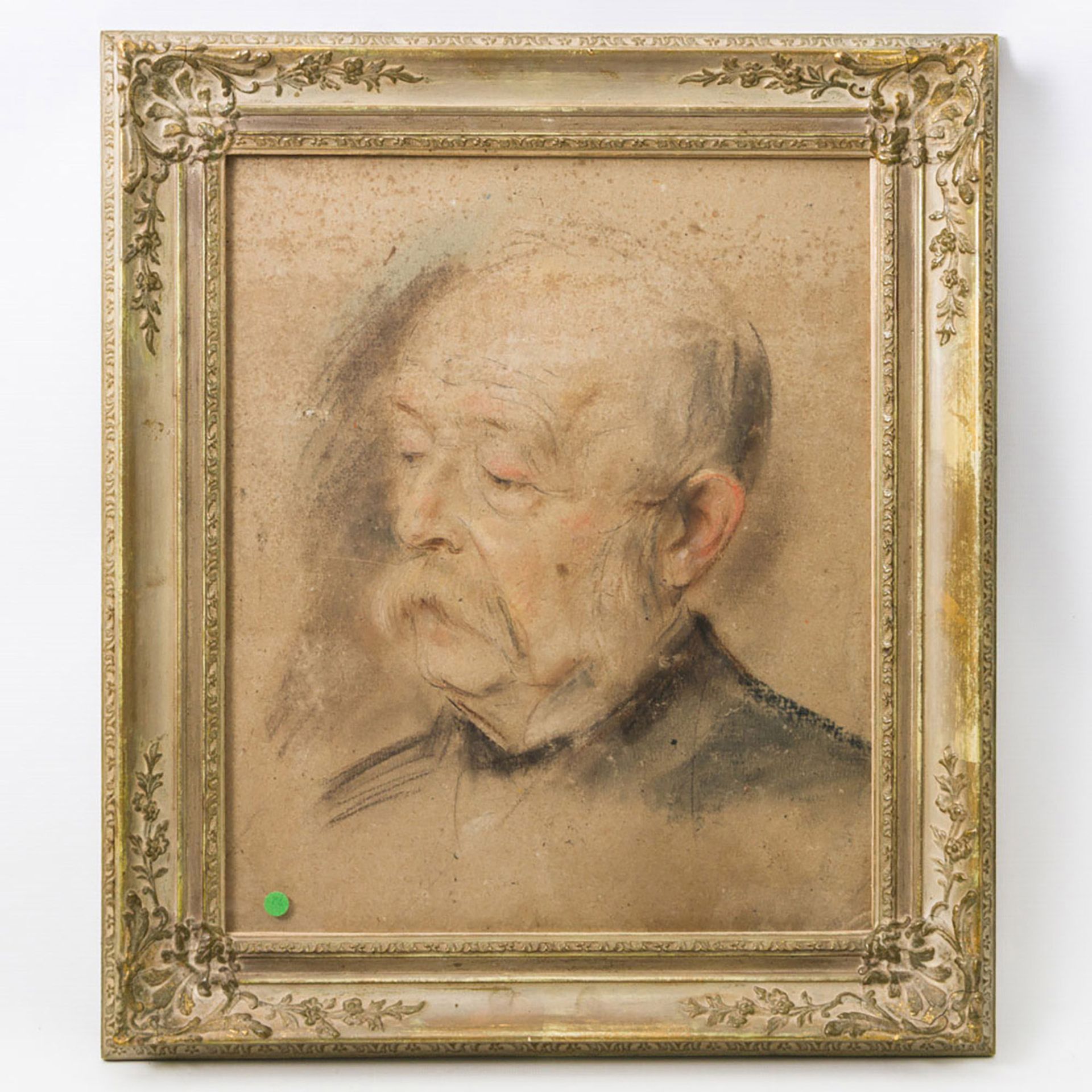 LENBACH, FRANZ SERAPH VON (Attrib.; 1836-1904): Porträt (Skizze) Otto Fürst von Bismarck, mit - Bild 2 aus 3