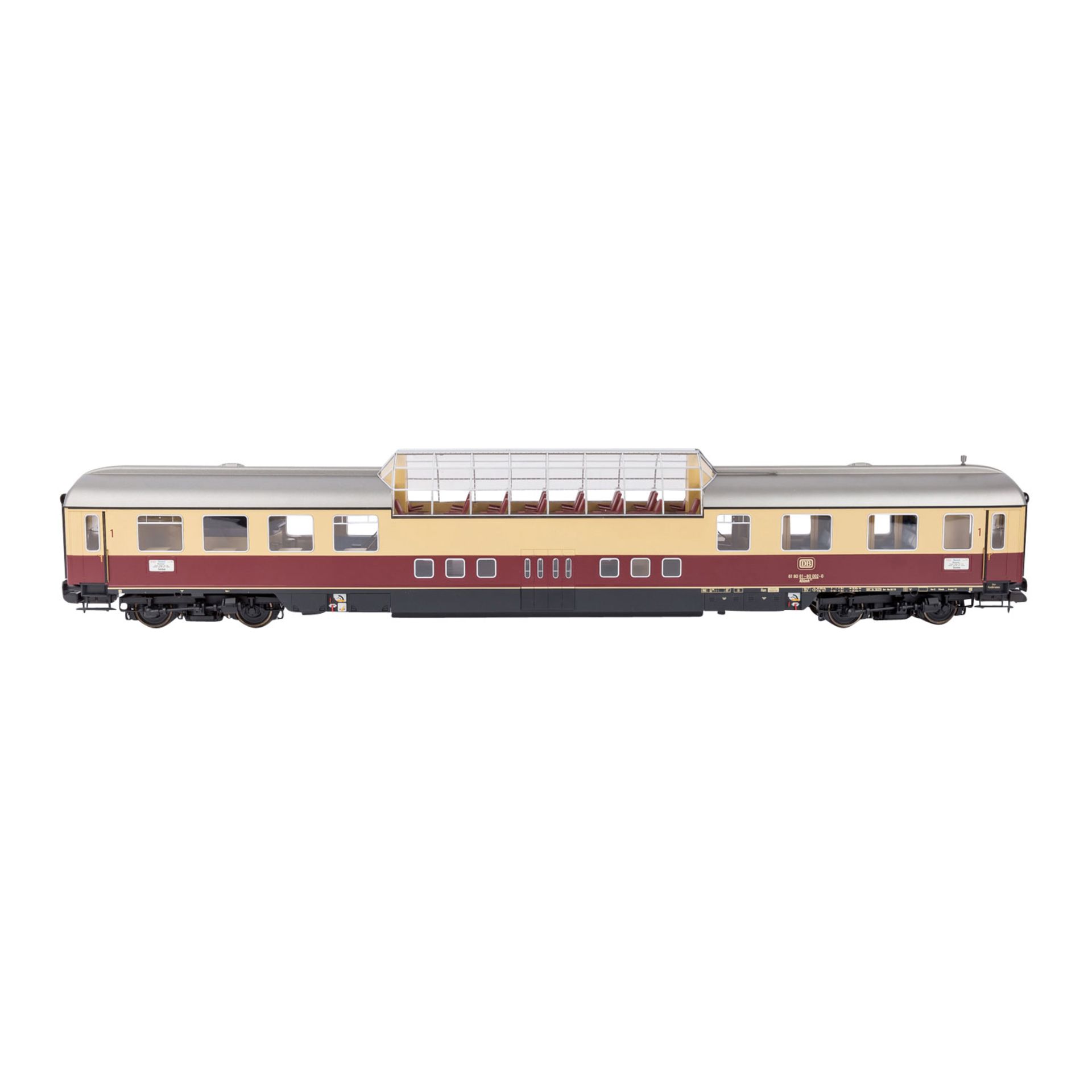 MÄRKLIN Schnellzug-Wagenset "Rheingold 1" 58038, Spur 1.Rot-/beigefarben, bestehend aus 3 - Bild 2 aus 7