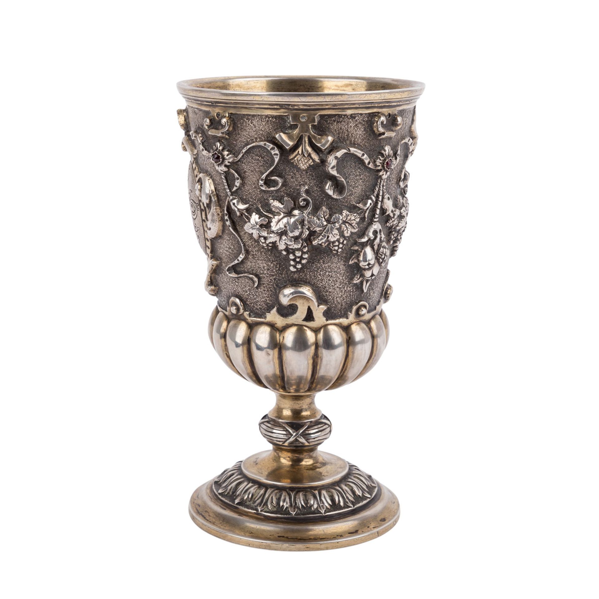 EMIL FOEHR Pokal, Ende 19. Jh.Kgl. Hofjuwelier, Stuttgart 1835-1904, Pokal, Silber, wohl um 1875, - Image 2 of 6