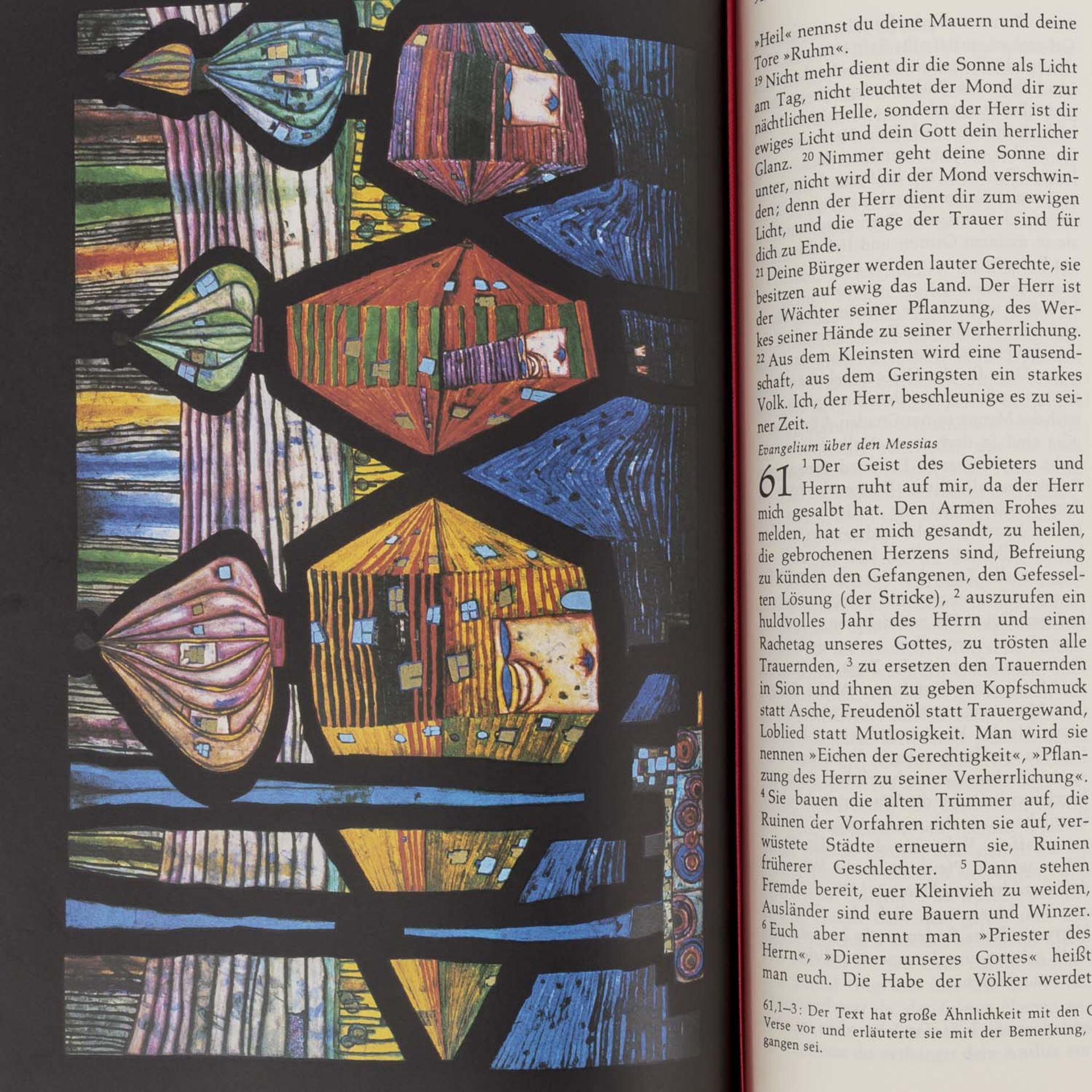 HUNDERTWASSER, FRIEDENSREICH (1928-2000), Bibel,Die Heilige Schrift des Alten und Neuen - Image 4 of 5