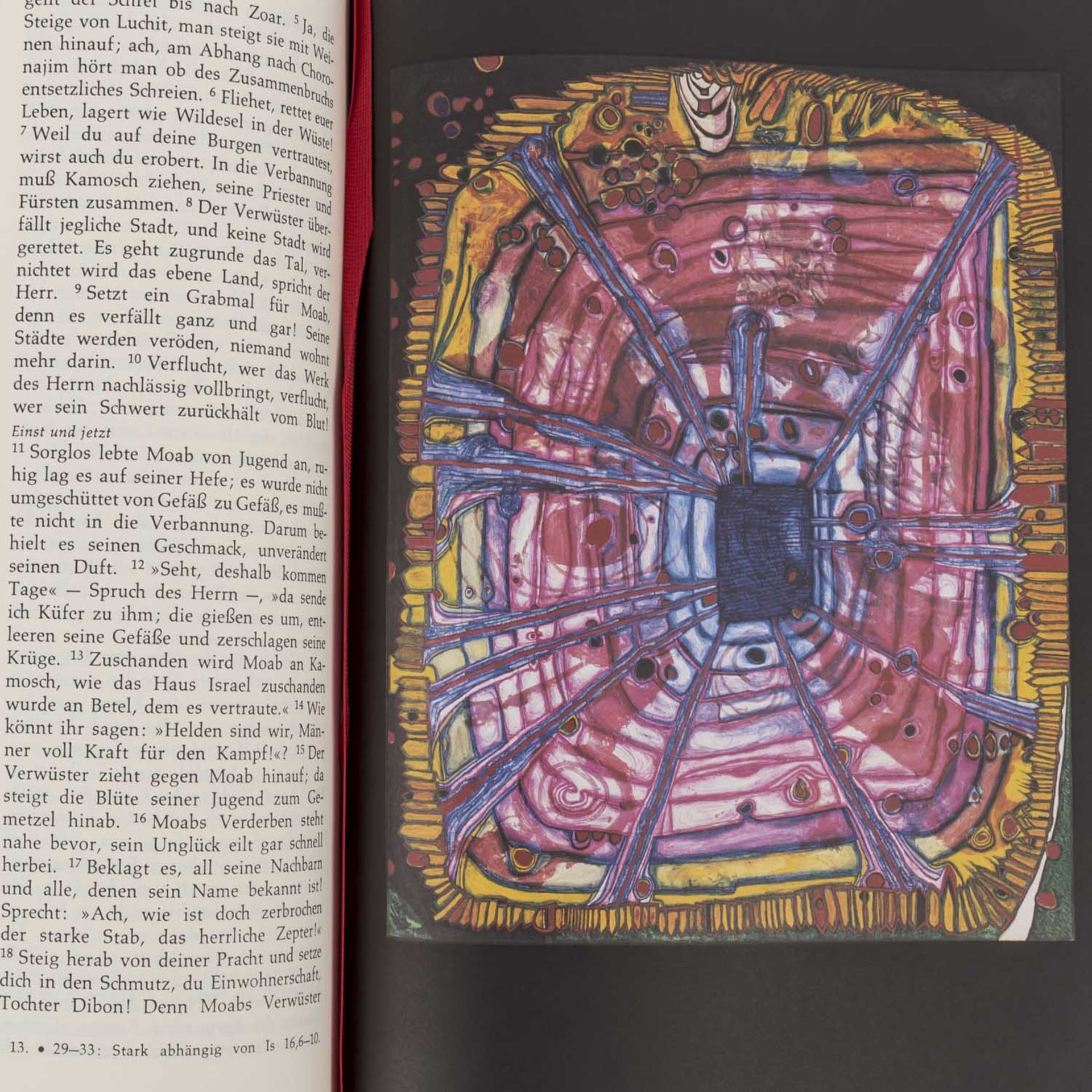 HUNDERTWASSER, FRIEDENSREICH (1928-2000), Bibel,Die Heilige Schrift des Alten und Neuen - Image 5 of 5