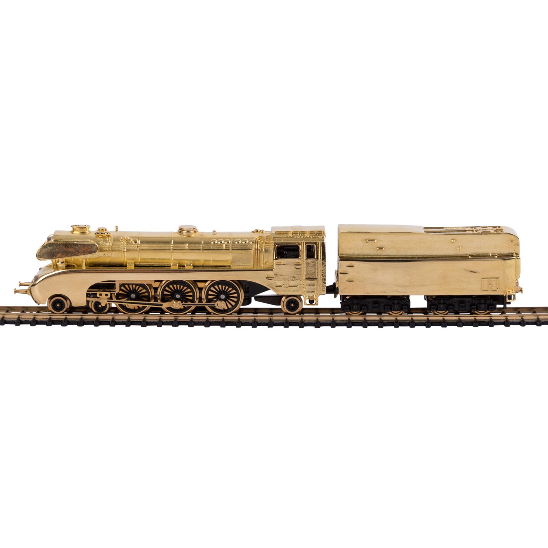 MÄRKLIN MINI-CLUB goldene Schnellzug-Dampflokomotive 88891, Spur Z, 1997,zum 25-jährigen mini-club- - Bild 7 aus 14