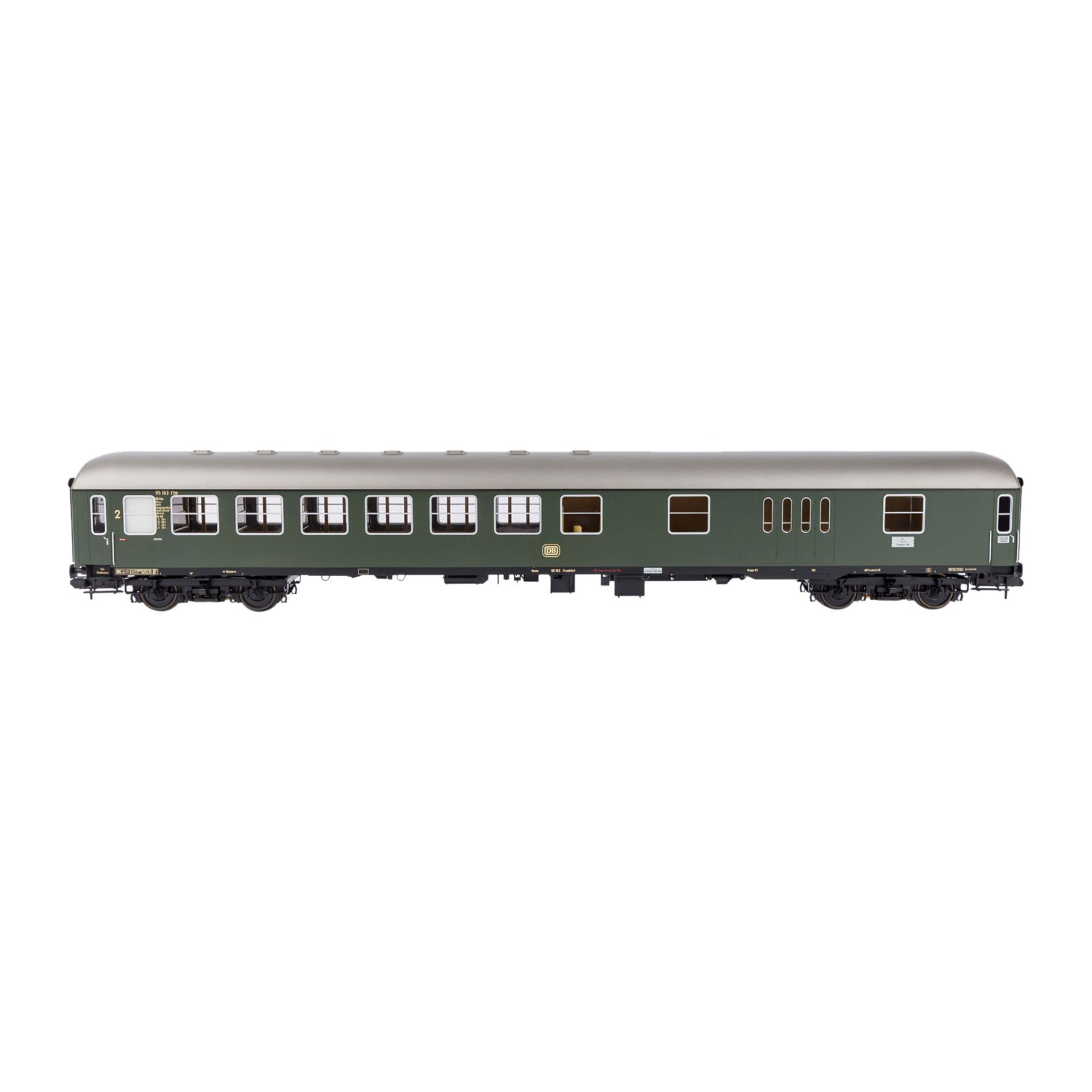 MÄRKLIN Schnellzugwagen mit Gepäckabteil 58051, Spur 1.Grünfarben, 4-achsig, mit Innenbeleuchtung ( - Image 2 of 3