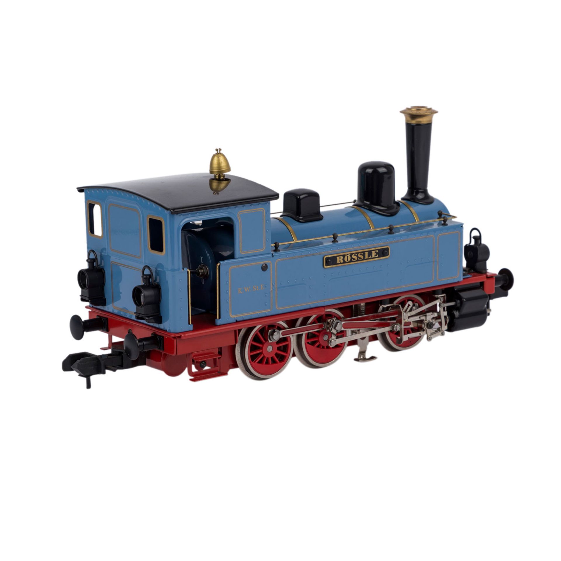 MÄRKLIN MAXI Schwäbische Tenderlok "Rössle" 5450, Spur 1.Blau-/rotfarben, seitlich bezeichnet " - Bild 3 aus 4