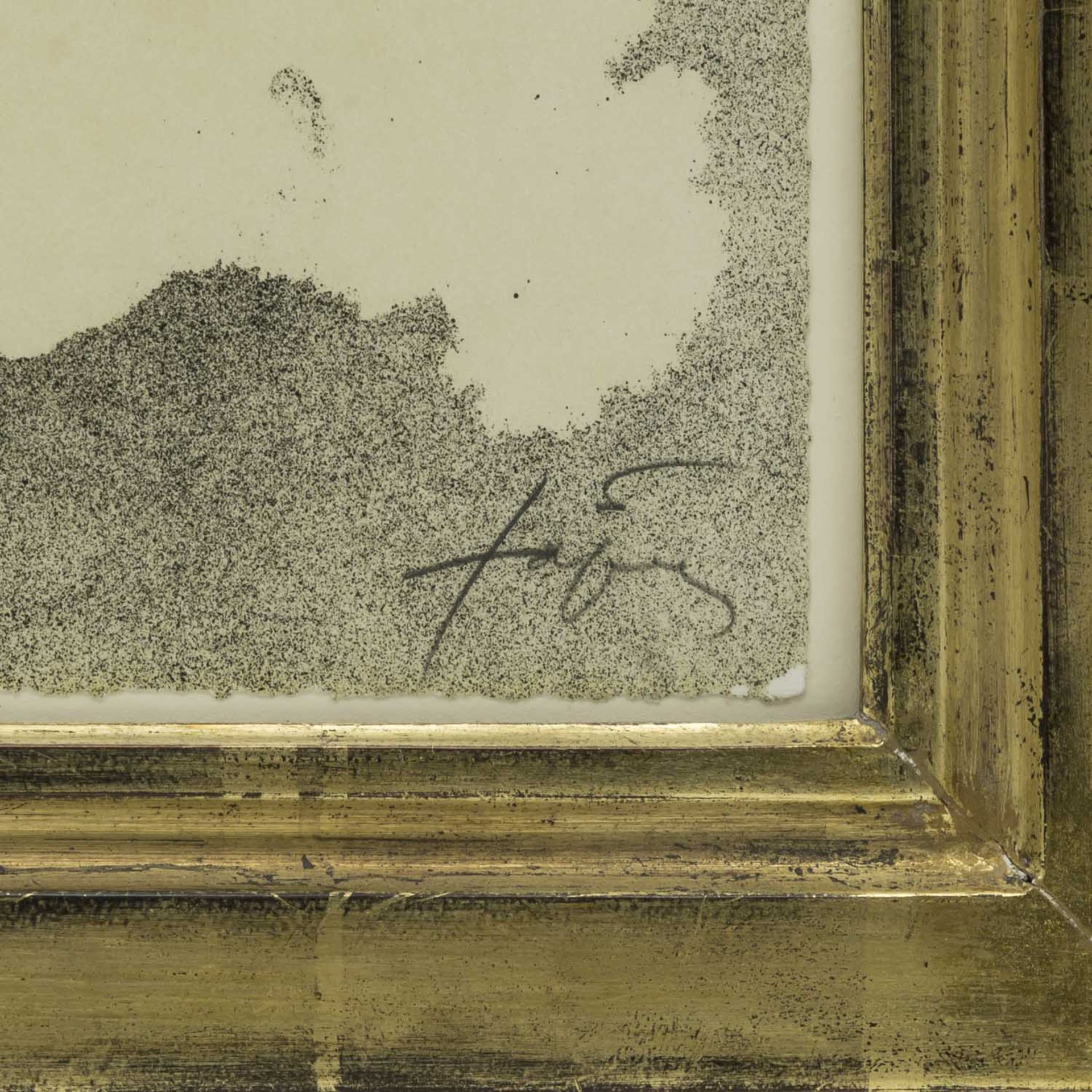 TAPIES, ANTONI (Barcelona 1923-2012 ebenda), "Ohne Titel",Lithographie/Bütten, u.re. mit Bleistift - Image 3 of 4