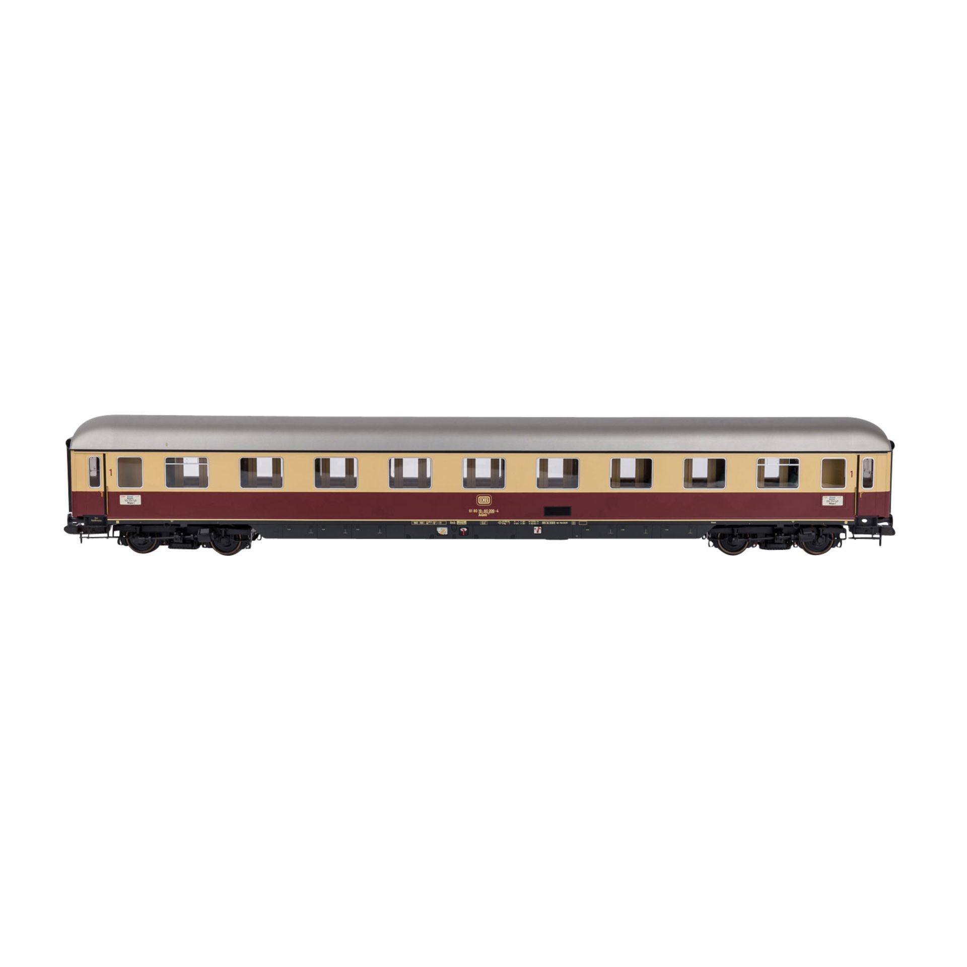 MÄRKLIN Schnellzug-Wagenset "Rheingold 2" 58039, Spur 1.Rot-/beigefarben, bestehend aus 3 - Image 4 of 7