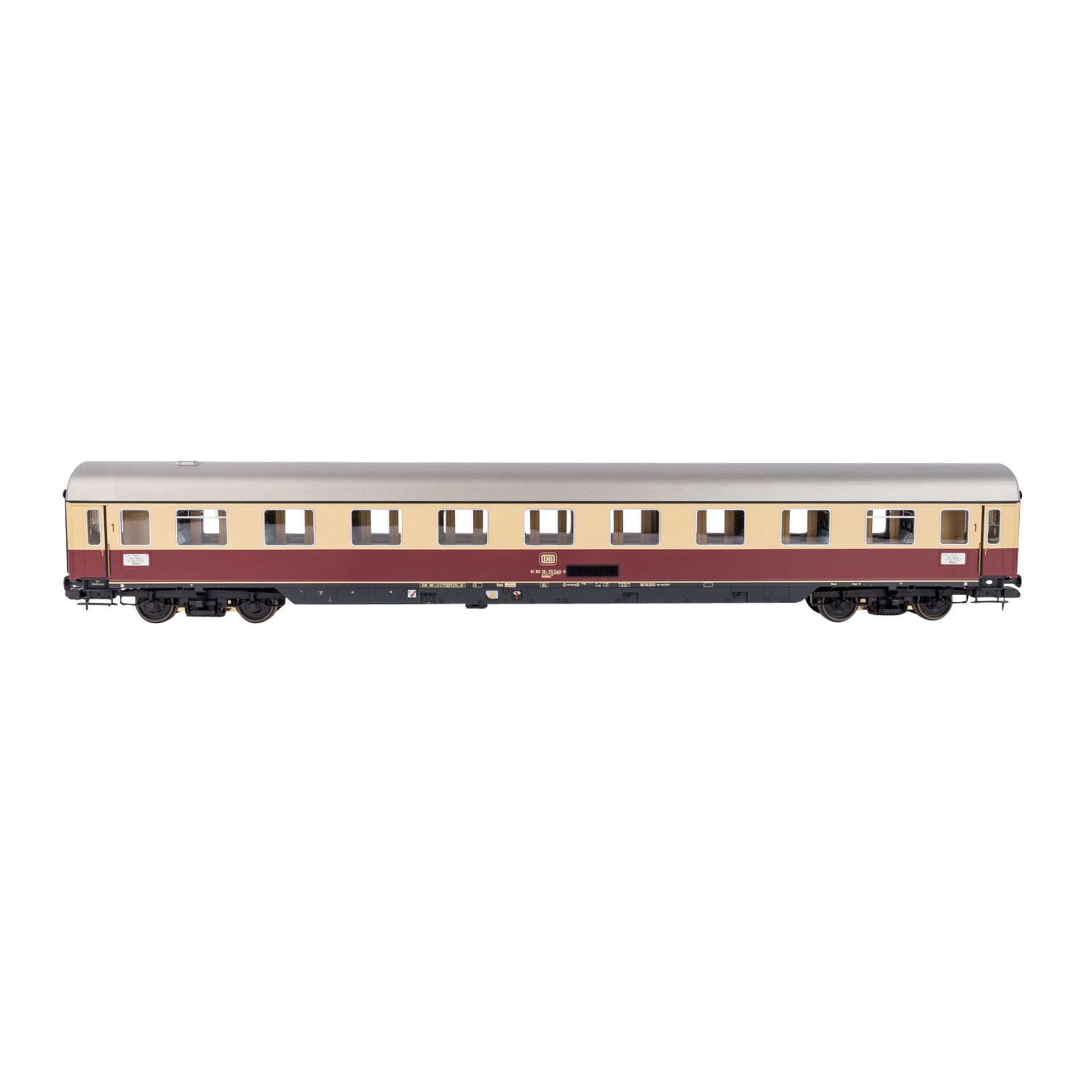 MÄRKLIN Schnellzug-Wagenset "Rheingold 1" 58038, Spur 1.Rot-/beigefarben, bestehend aus 3 - Image 4 of 7