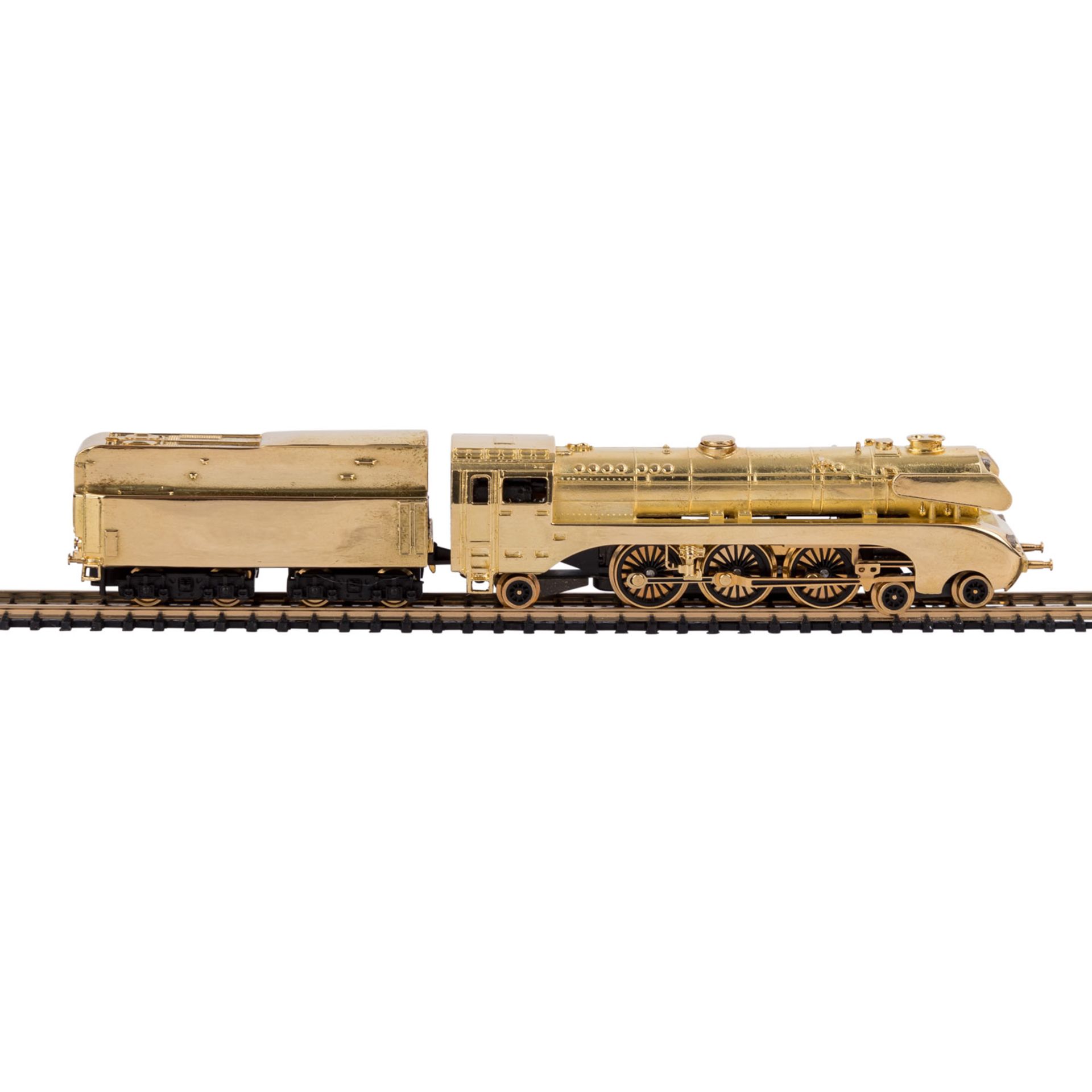 MÄRKLIN MINI-CLUB goldene Schnellzug-Dampflokomotive 88891, Spur Z, 1997,zum 25-jährigen mini-club- - Bild 9 aus 14