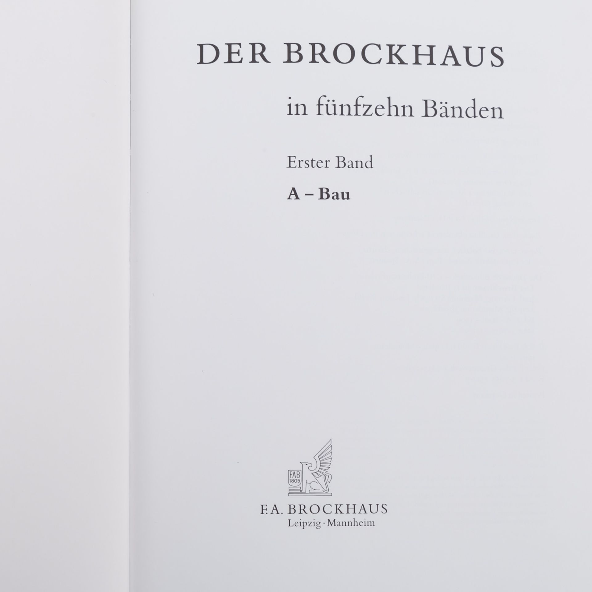 Der Brockhaus in 15 Bänden, Einbandgestaltung von JAMES RIZZI,Leipzig/Mannheim: F.A. Brockhaus, - Bild 3 aus 5