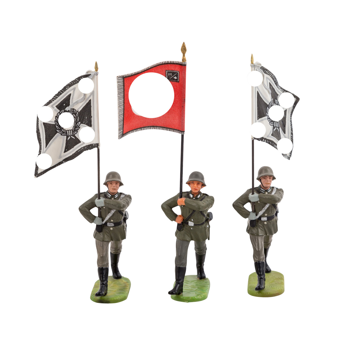 ELASTOLIN/PREISER Konvolut von ca. 43 deutschen Soldaten, NK.Hartplastik, gemarkt, darunter - Image 2 of 4