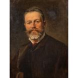 TREIDLER, ADOLPH (1886-1981), "Halbportrait eines Herrn mit Vollbart",u.re. signiert, Öl/Leinwand,