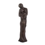 SCHOLL, ULLA (1919-2011) "Ewiger Frühling"1980, Bronze, signiert, Ed. 138/999, H: 49 cm. SCHOLL,